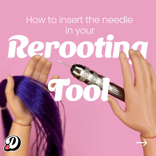 How to Insert a Needle in a Rerooting Tool