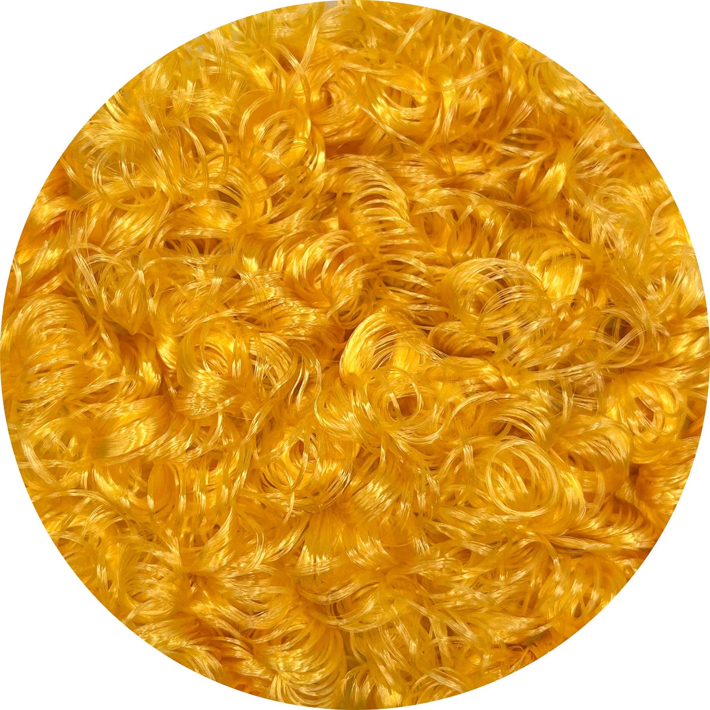 Pineapple Curly Nylon Doll Hair