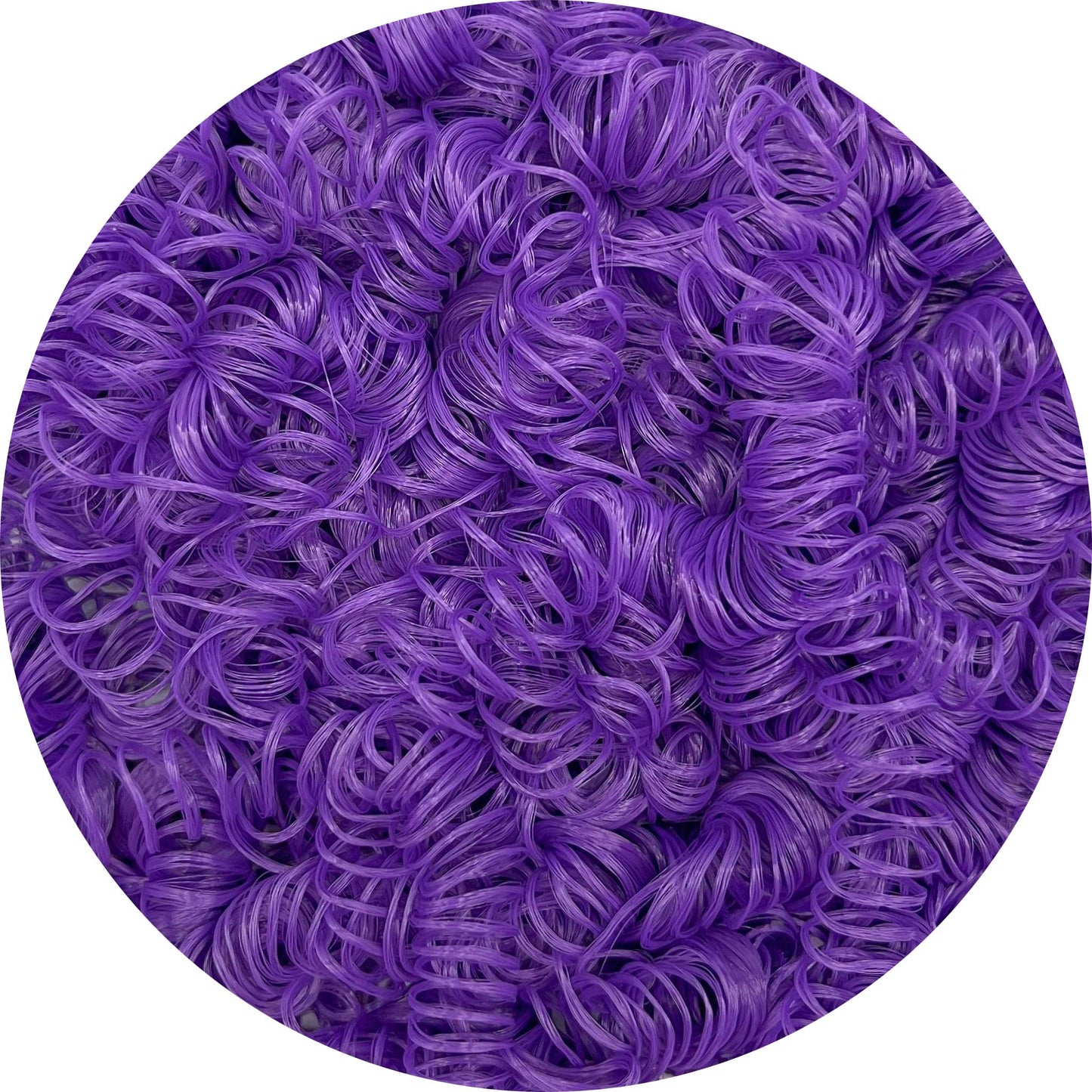 Sour Grapes Curly Nylon Doll Hair