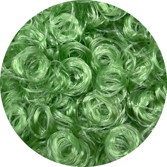 Seafoam Green Curly Saran Doll Hair
