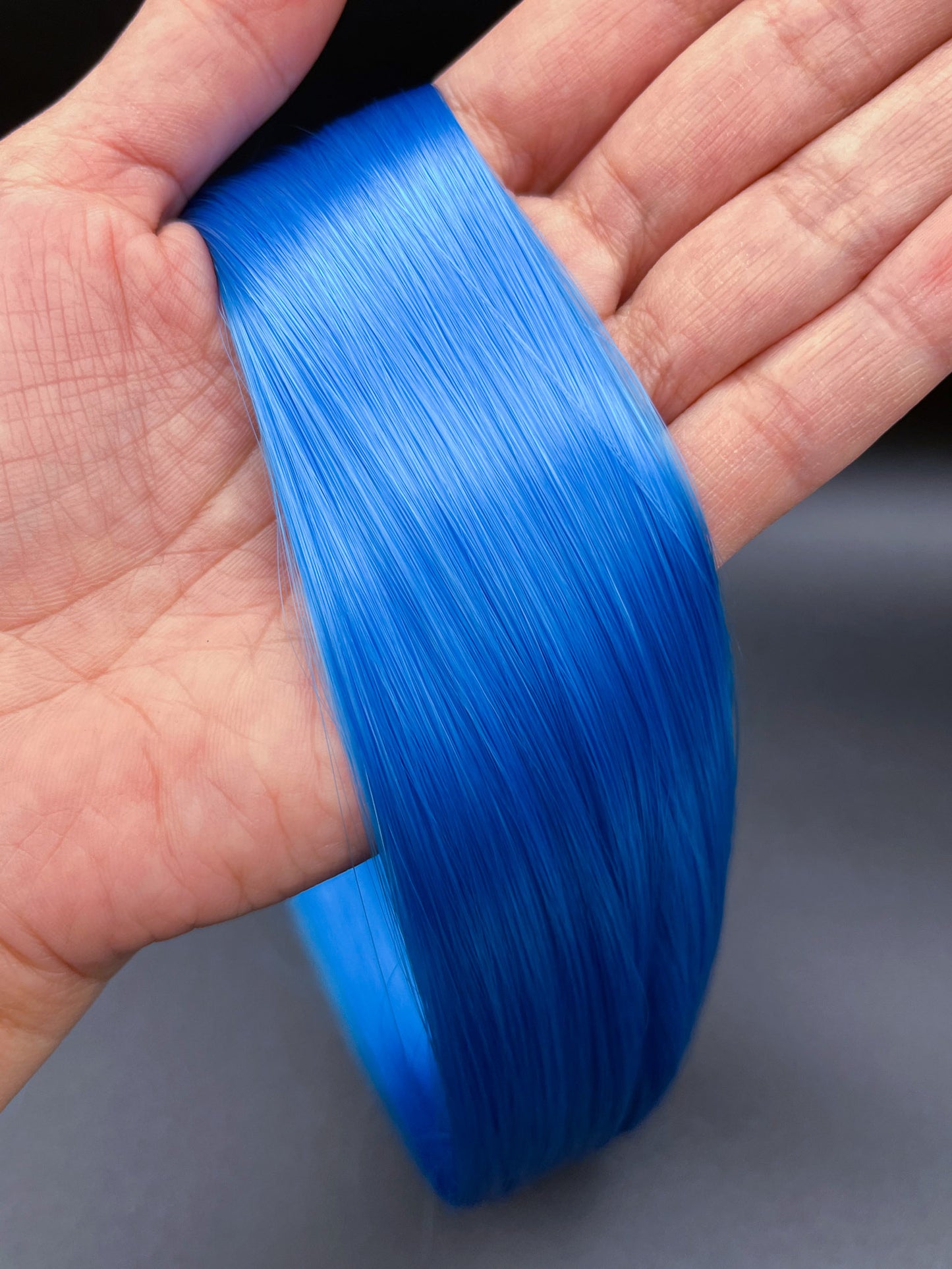 Karefree Blue Kanekalon Doll Hair