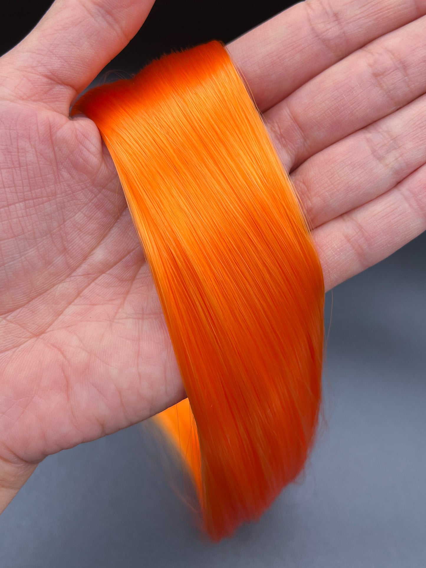 Killer Orange Kanekalon Doll Hair