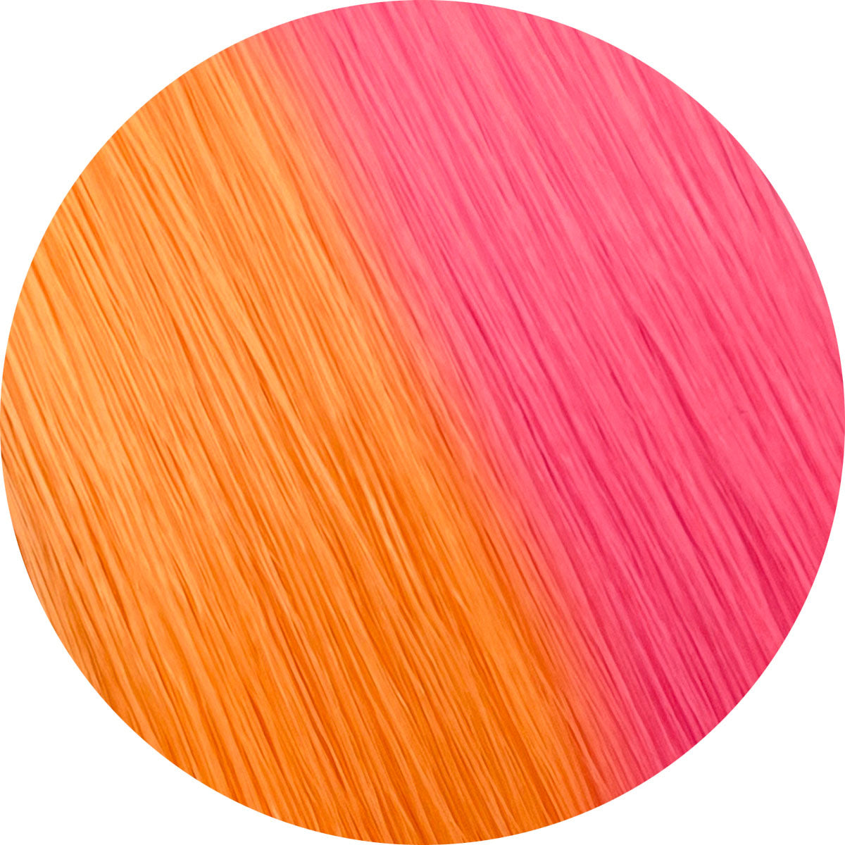 Mystic Pink to Peach Saran Doll Hair