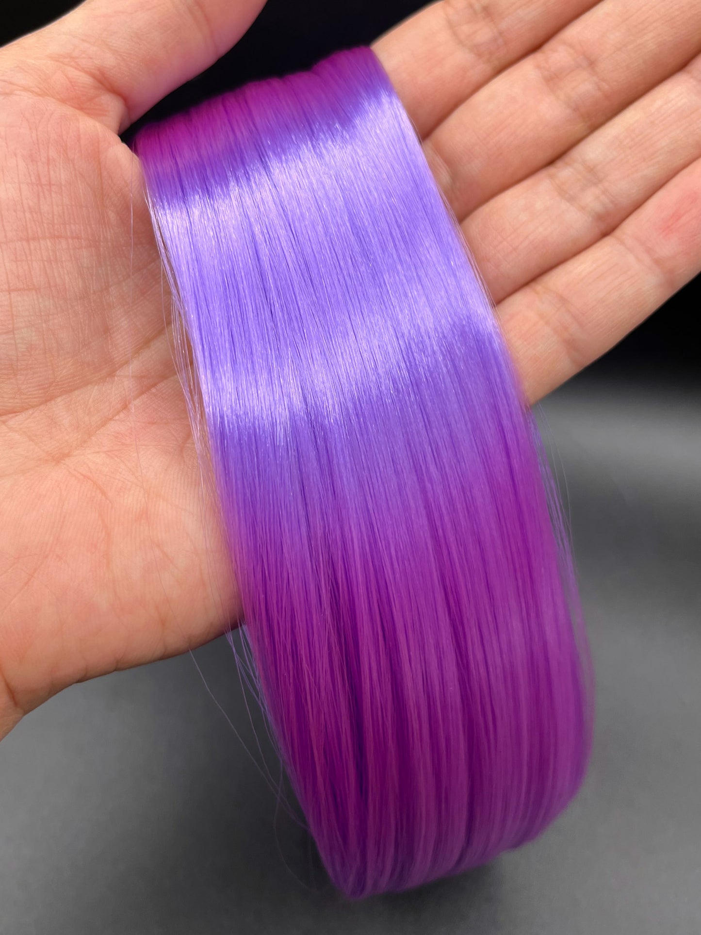 Amethyst Nylon Doll Hair