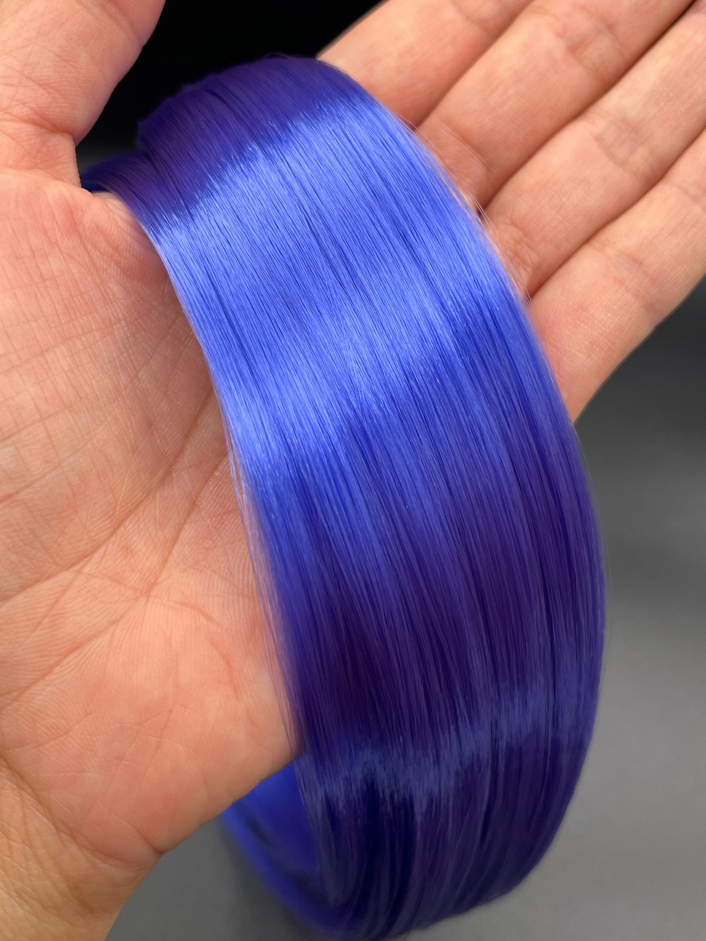 Blue Moon Nylon Doll Hair