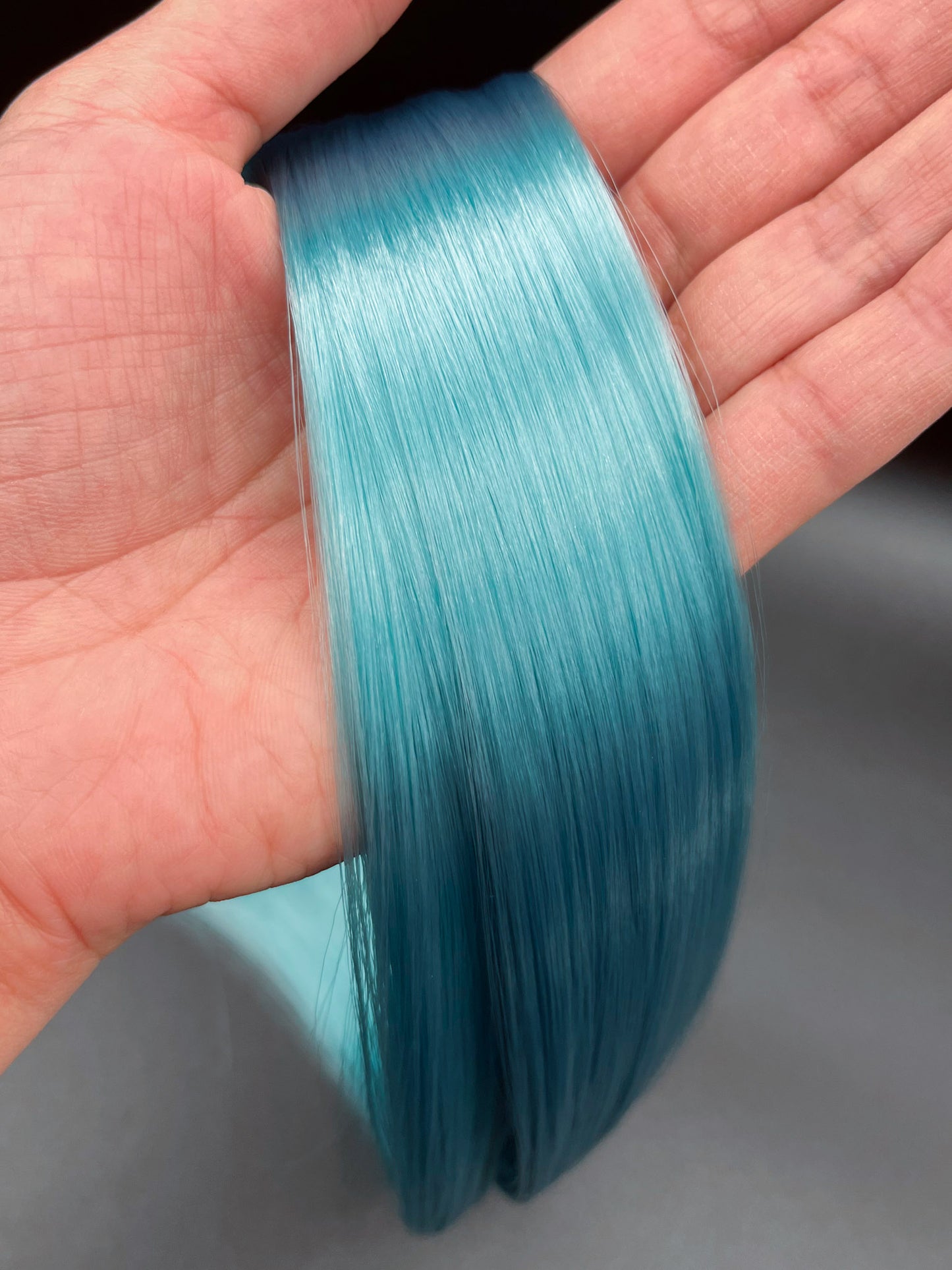 Blueberry Muffin Nylon Doll Hair