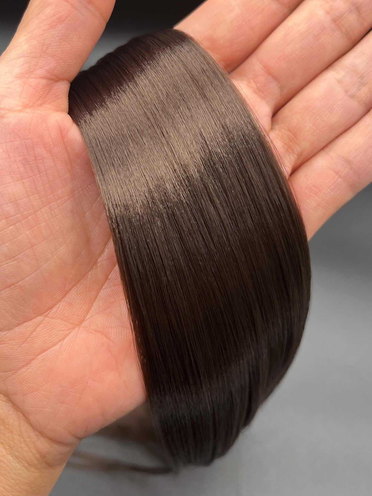 Chocolate Fudge Nylon Doll Hair