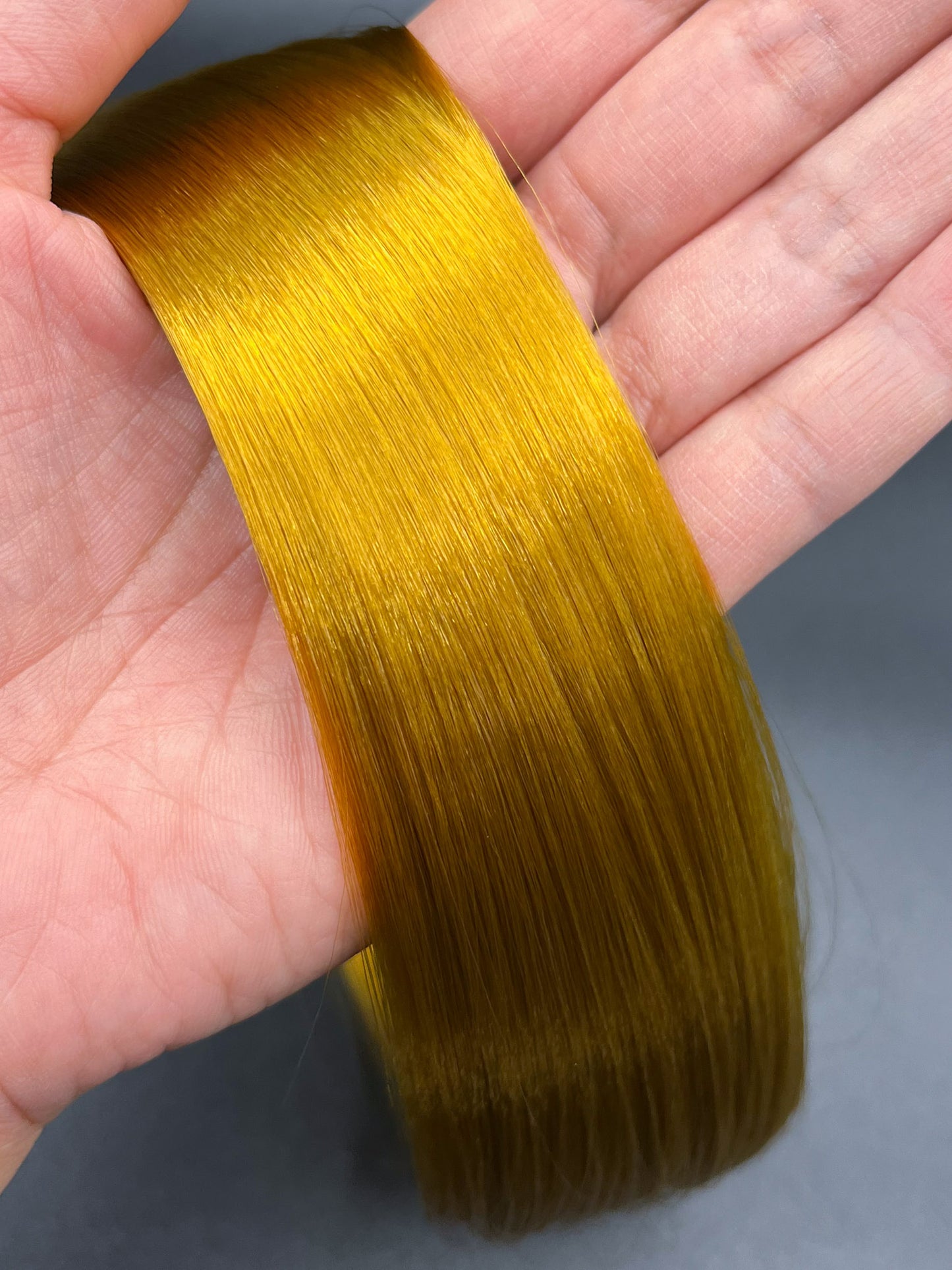 Golden Goddess Nylon Doll Hair