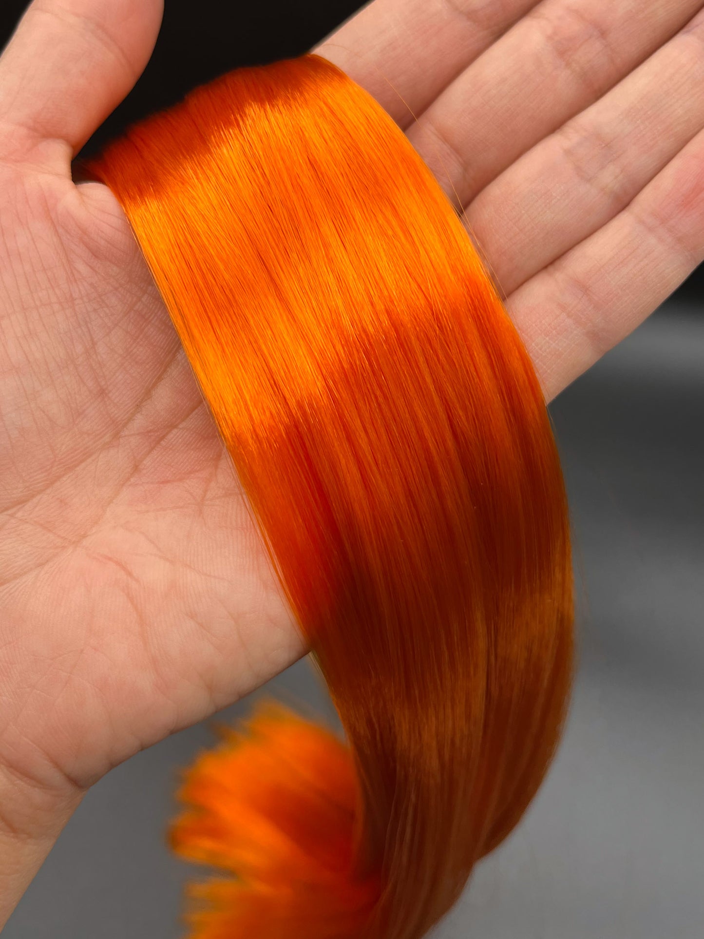 Jack O' Lantern Nylon Doll Hair