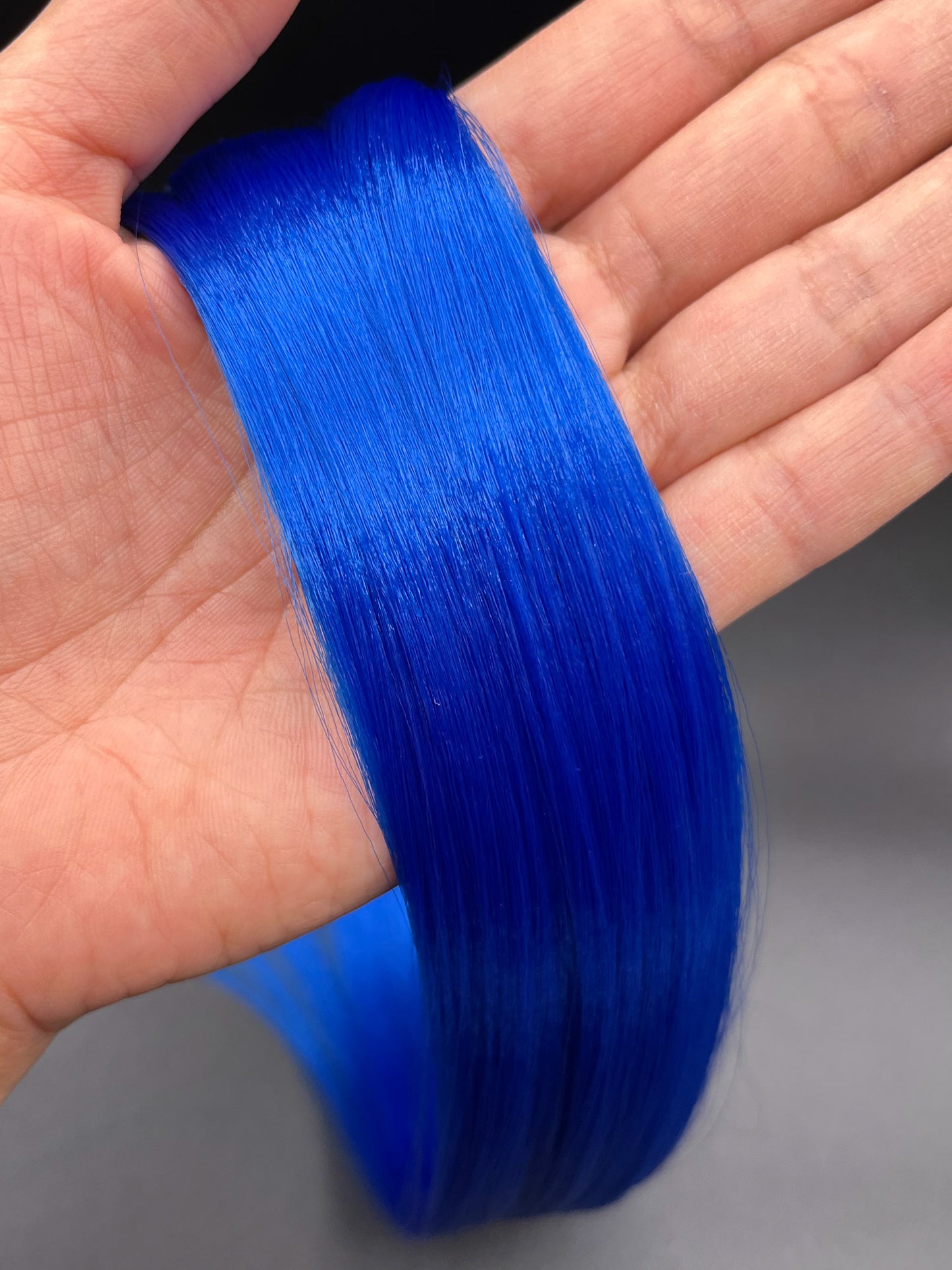 Lapis Sapphire Nylon Doll Hair