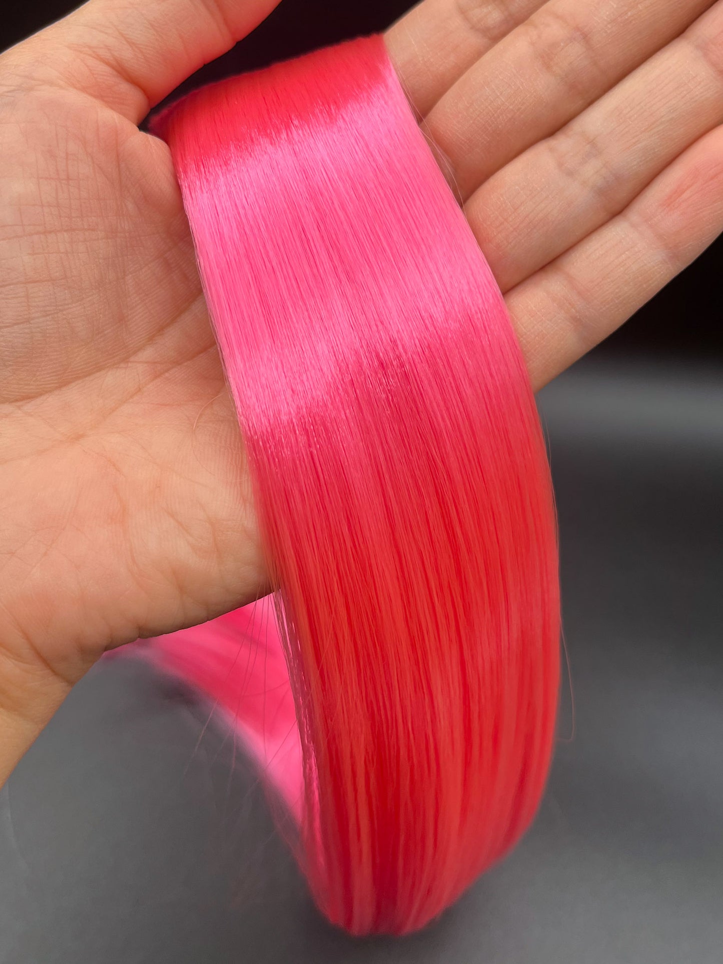 Old Bubblegum Nylon Doll Hair