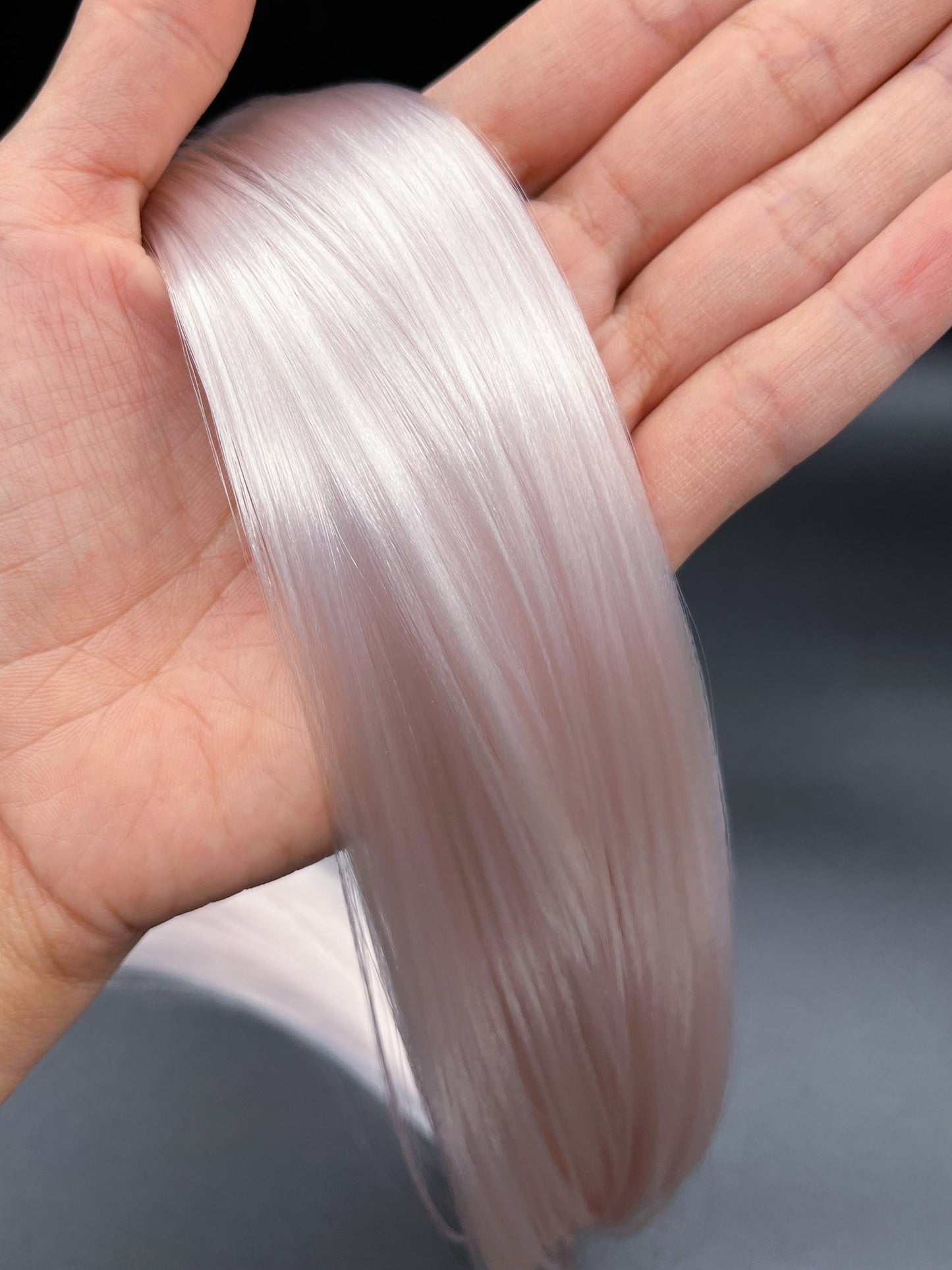 Oyster Shell Nylon Doll Hair