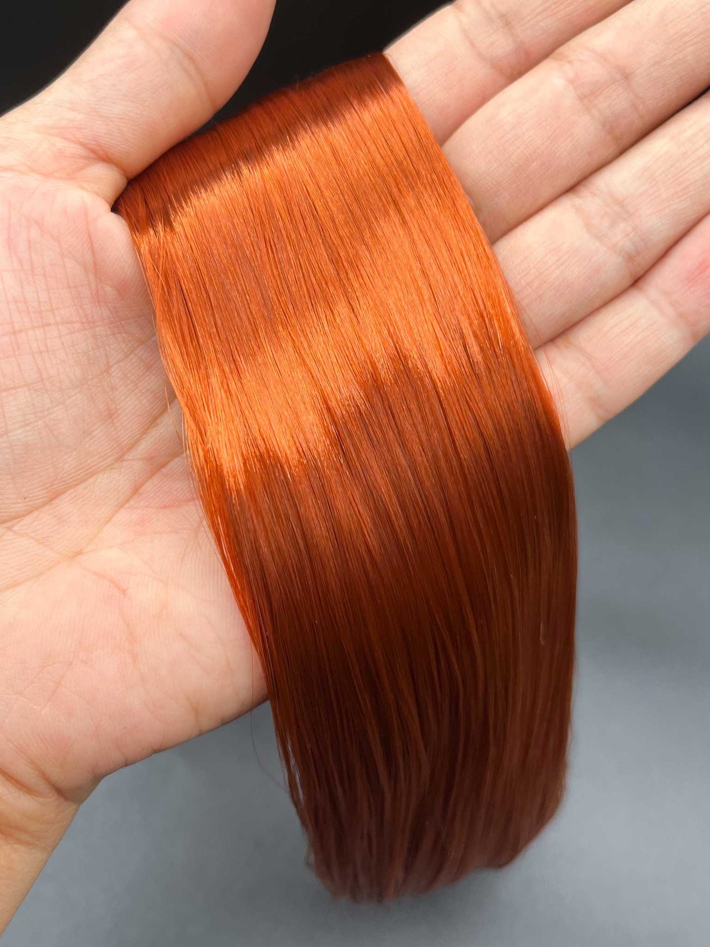 Pumpkin Spice Nylon Doll Hair