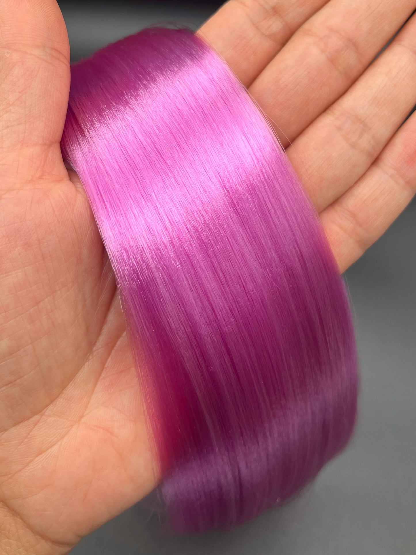 Raspberry Sorbet Nylon Doll Hair