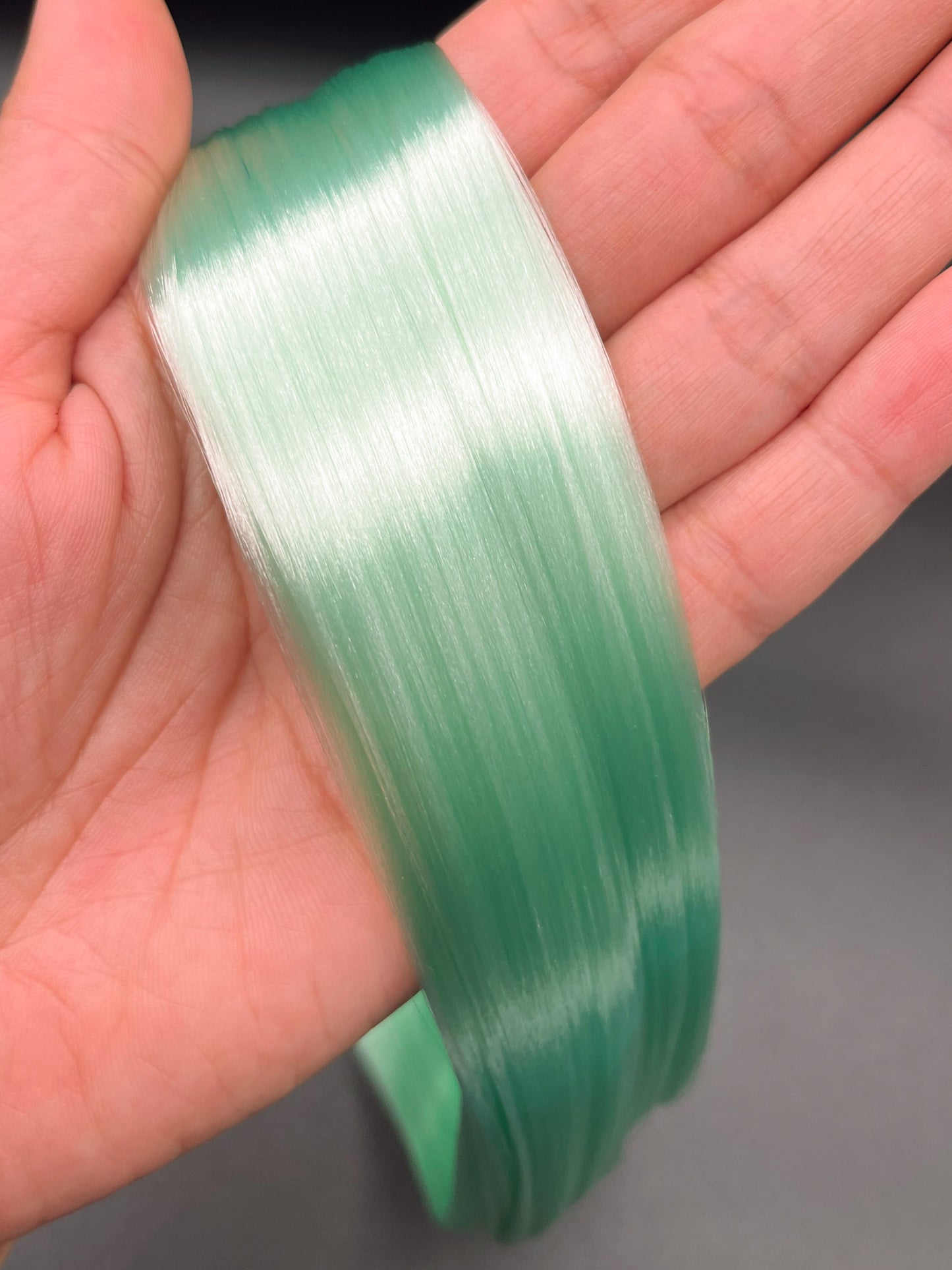 Spearmint Nylon Doll Hair