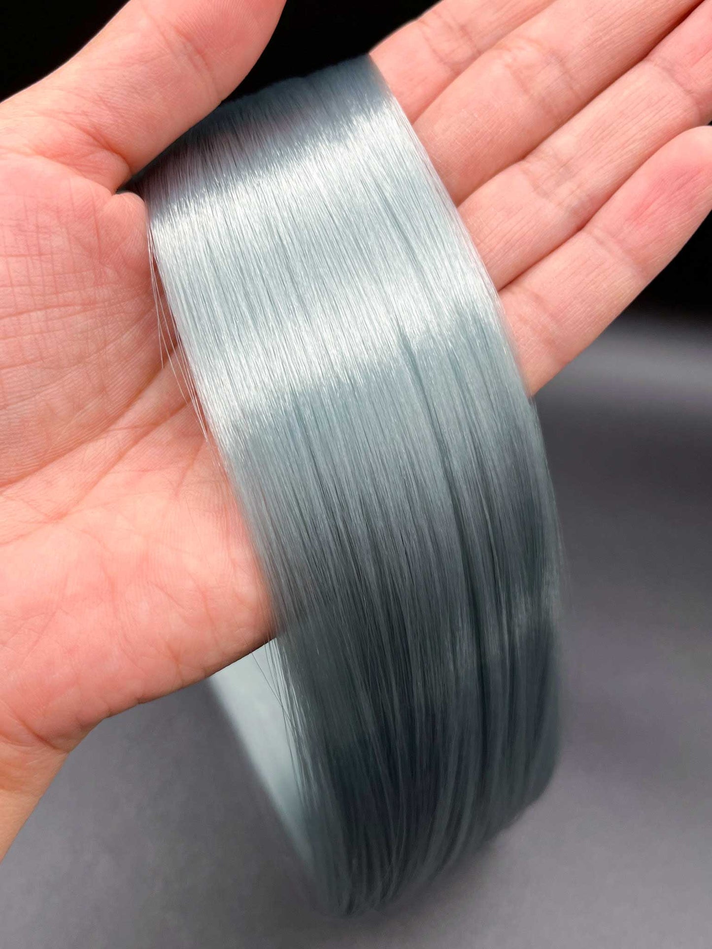 Stormy Sky Nylon Doll Hair
