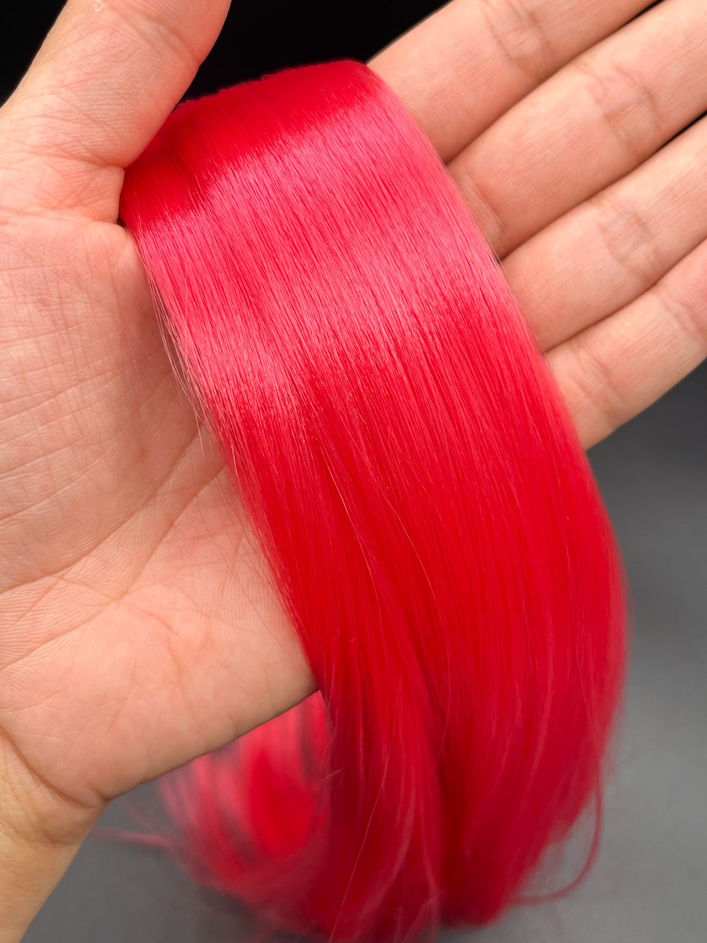 Watermelon Martini Nylon Doll Hair