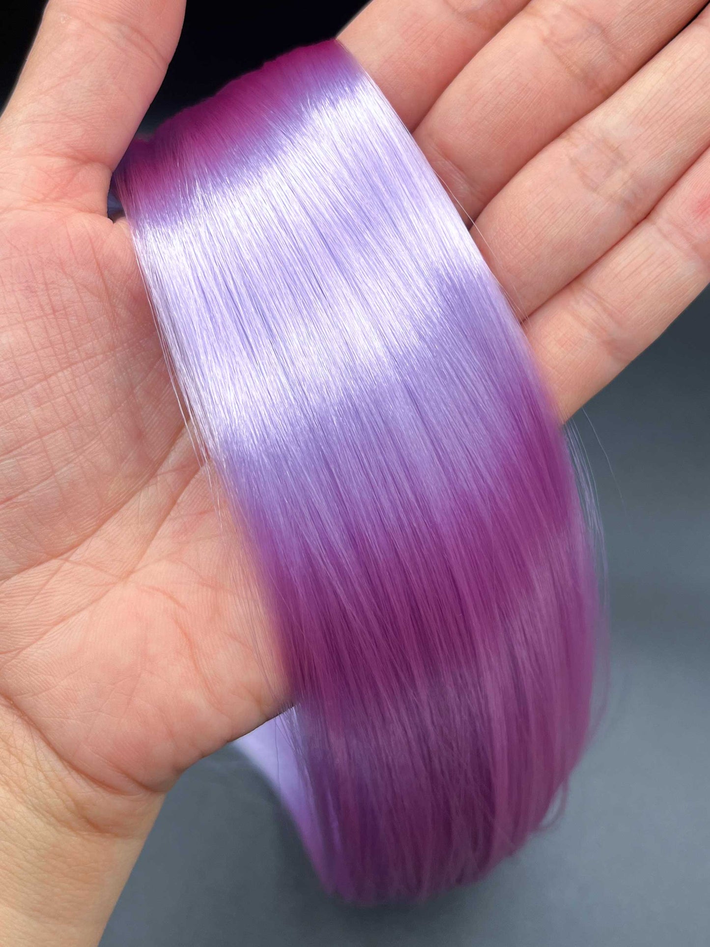 Wisteria Nylon Doll Hair