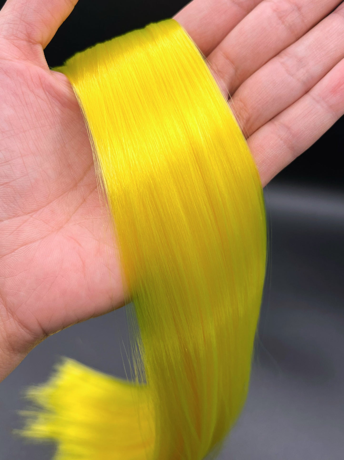 Yellow Fever Nylon Doll Hair