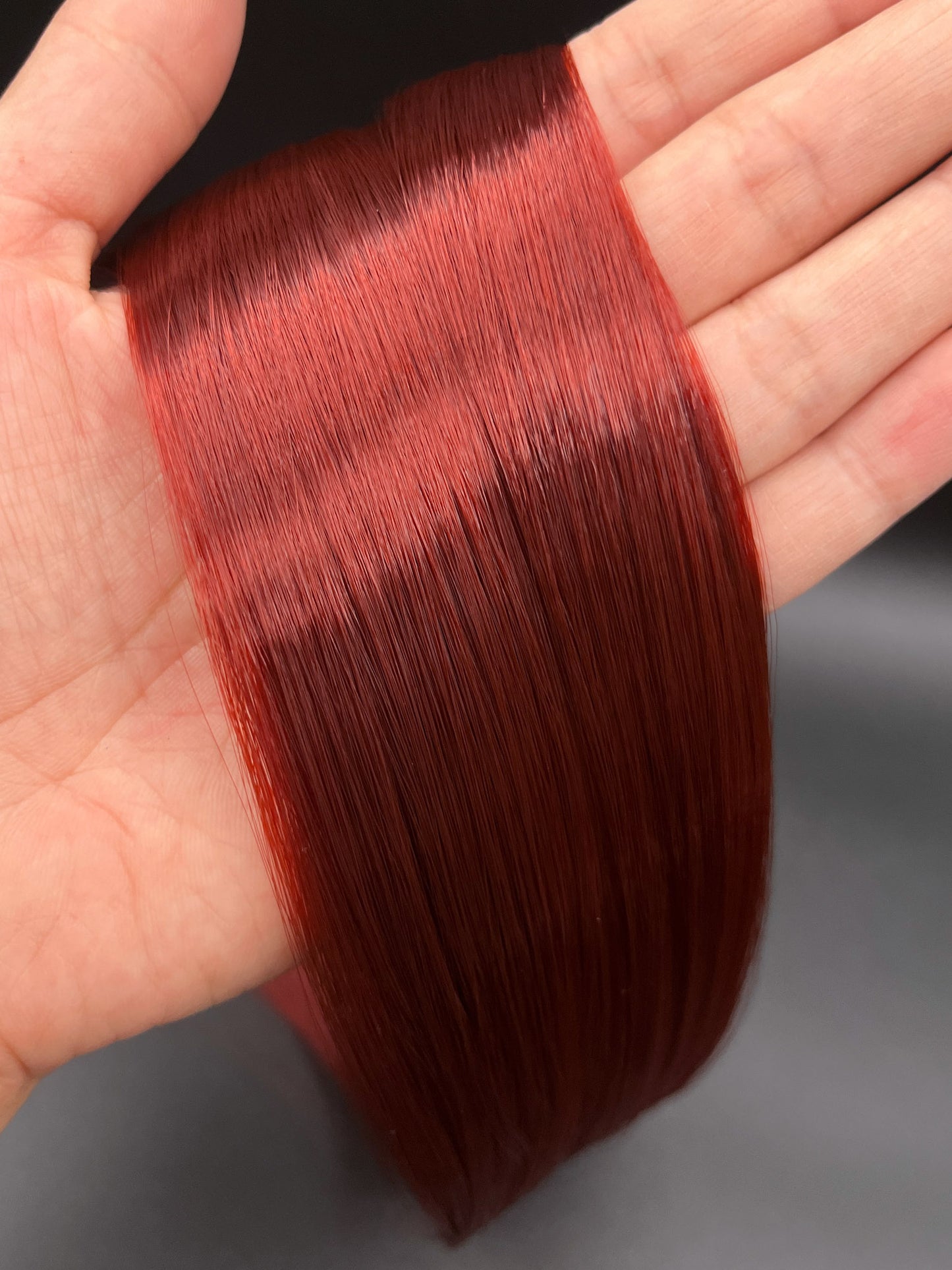 Garnet Jewel Nylon Doll Hair