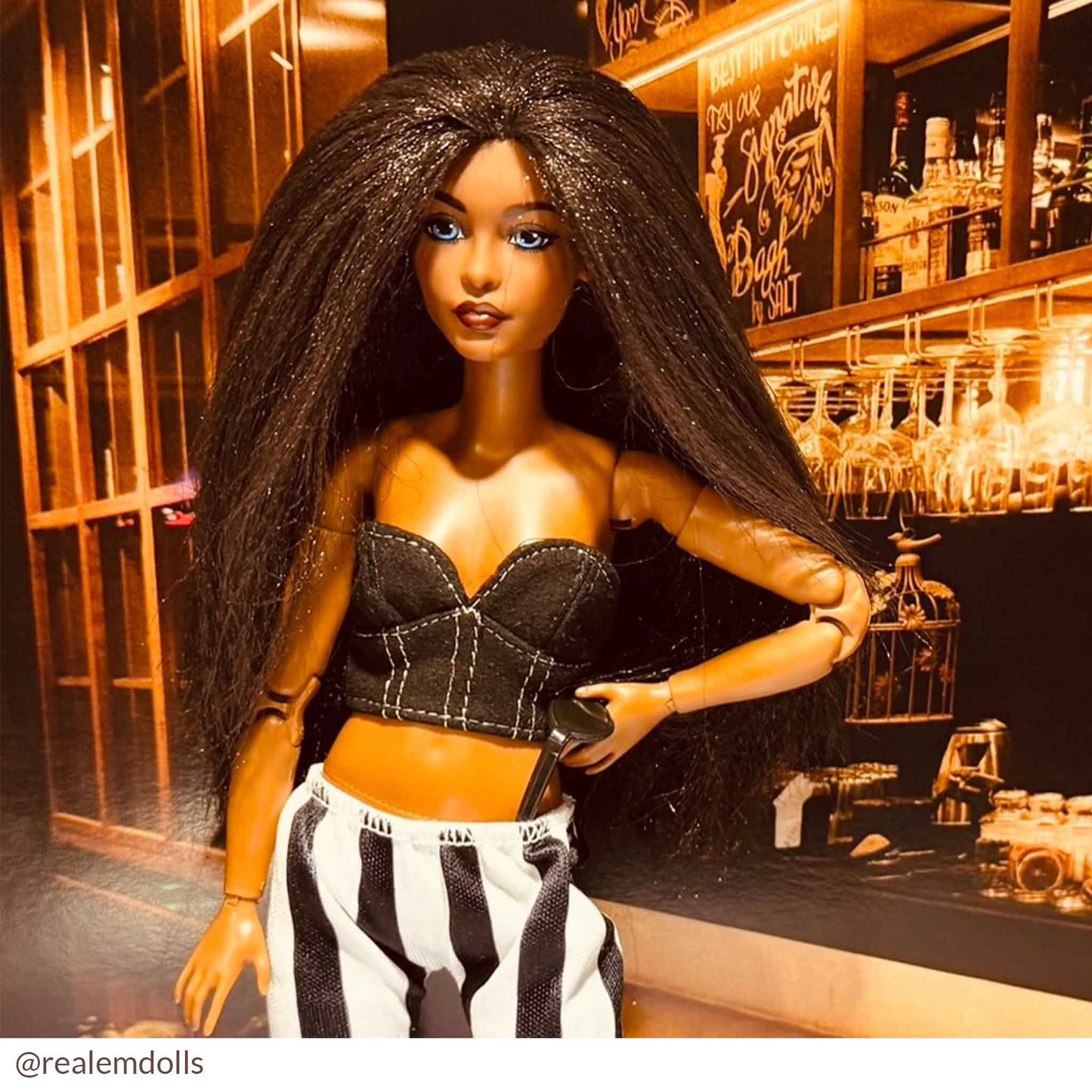 Truffle Puff Nylon Doll Hair