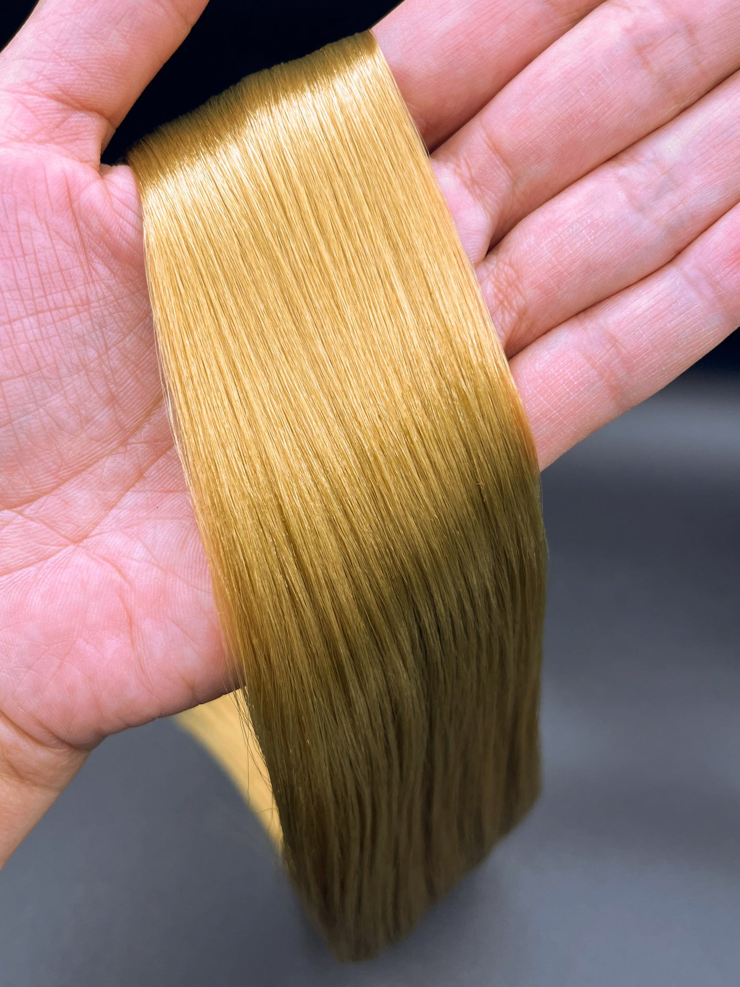 24K Blonde Saran Doll Hair
