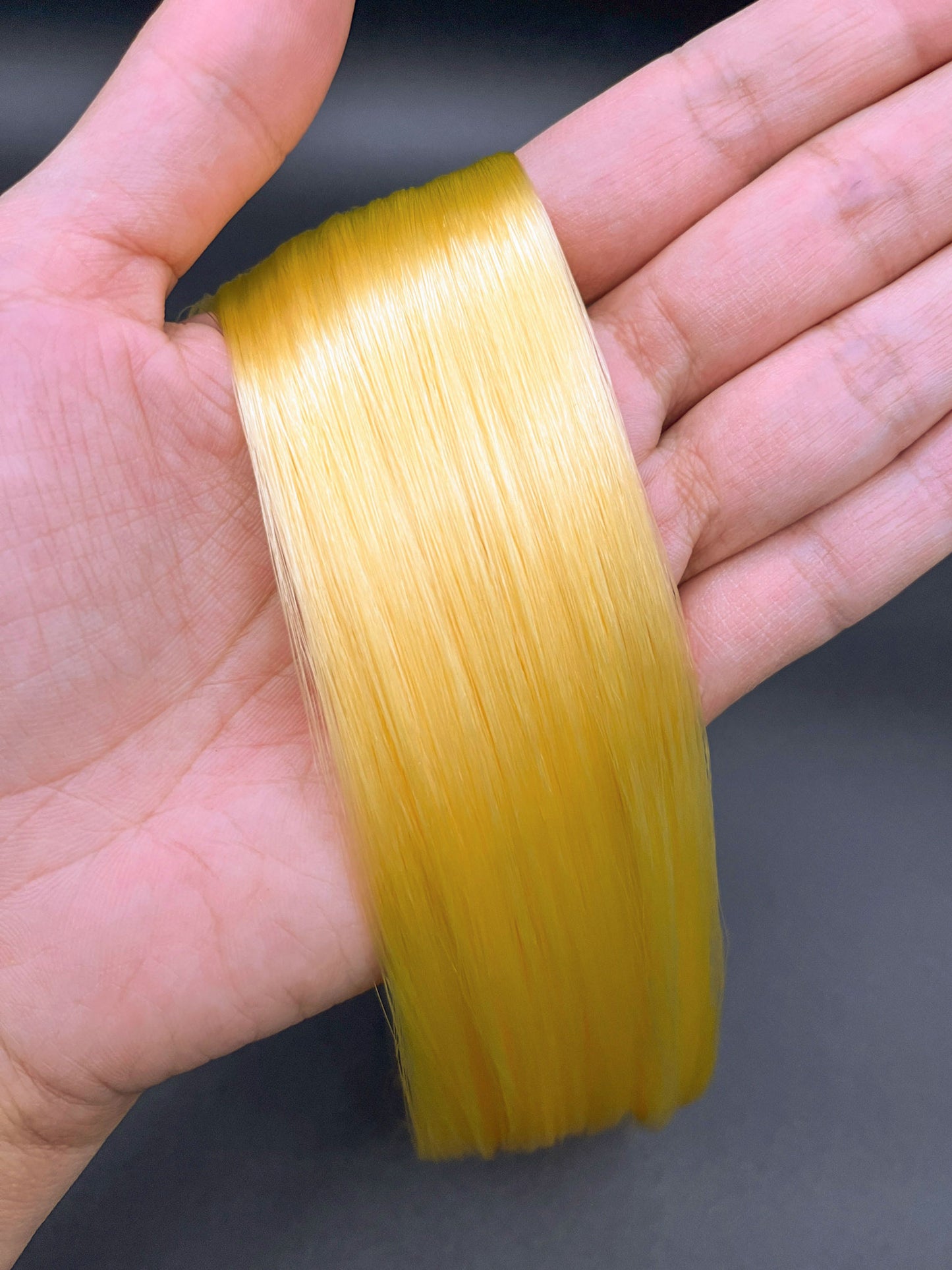 Buttercup Blonde Saran Doll Hair