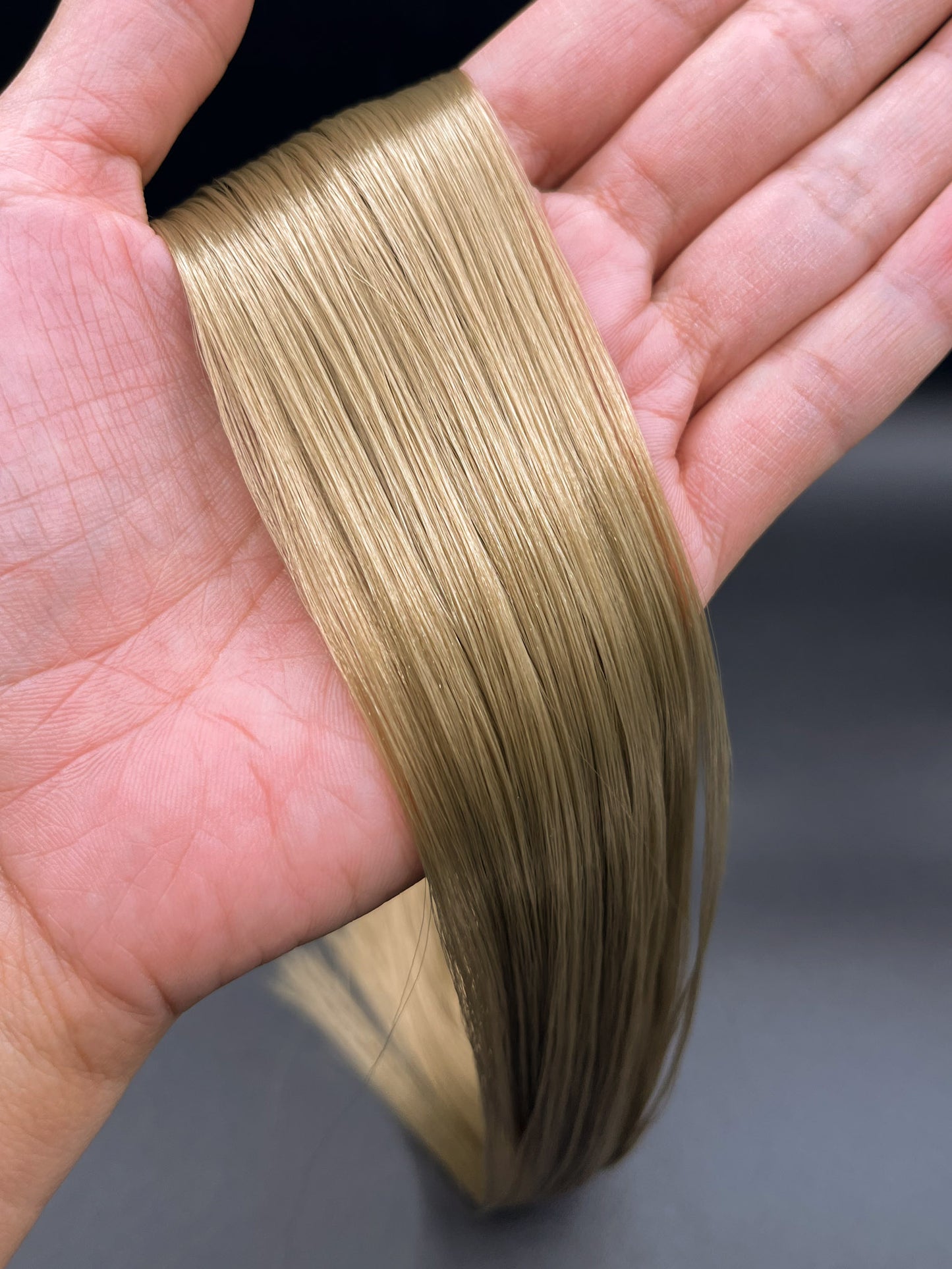 Cafe Latte Brown Saran Doll Hair