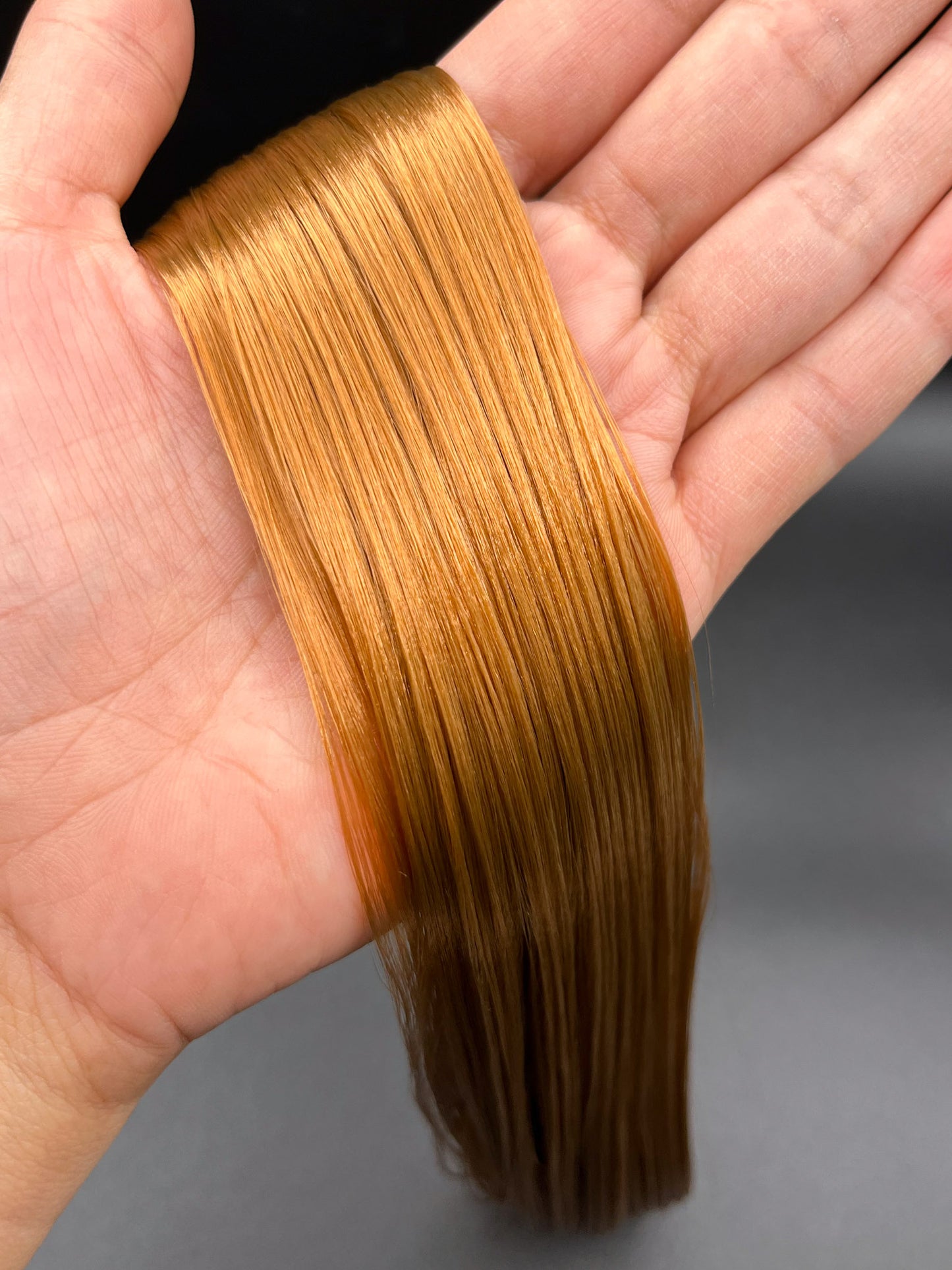 Copper Auburn Saran Doll Hair
