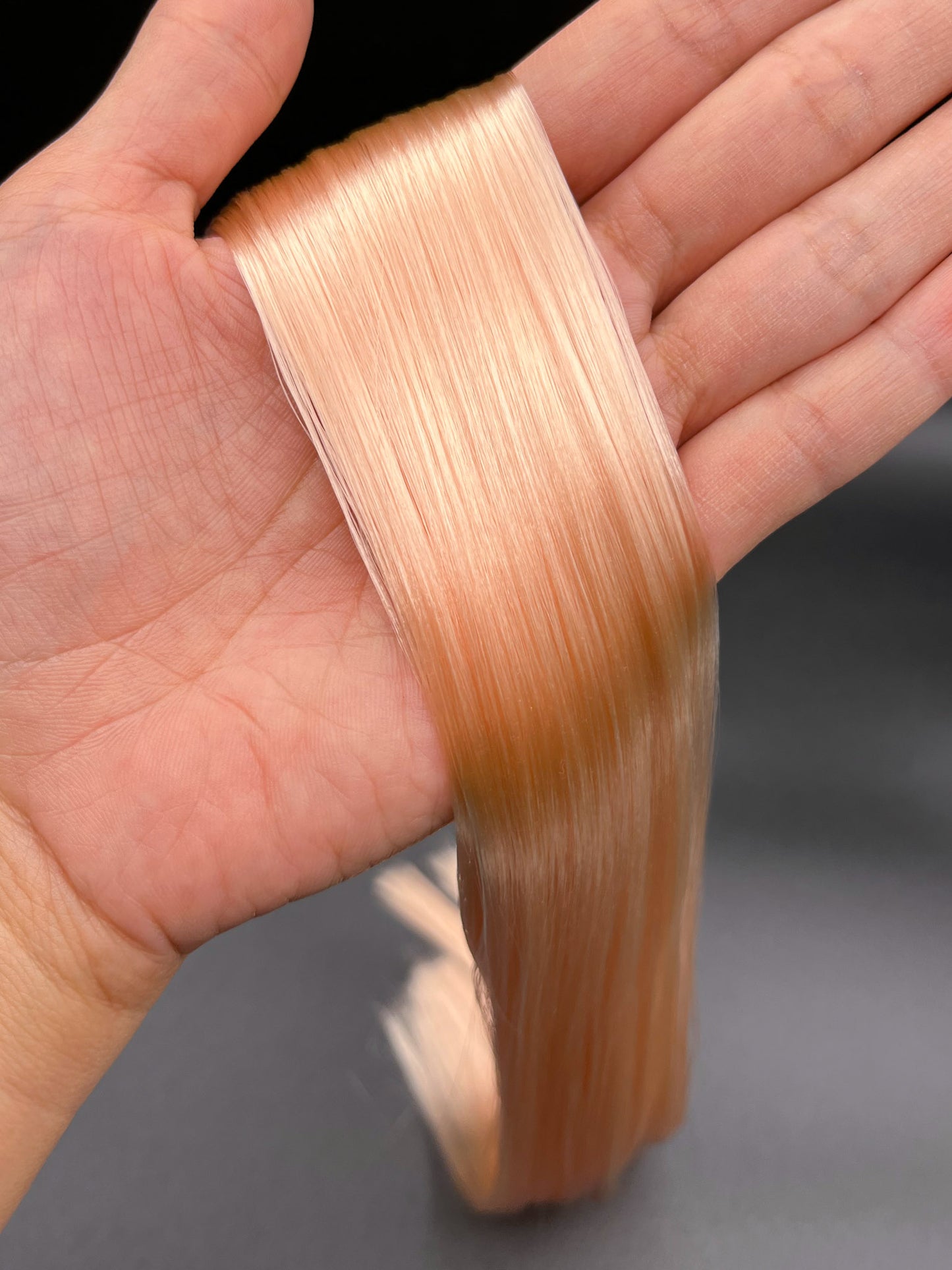 Cotton Candy Pink Saran Doll Hair