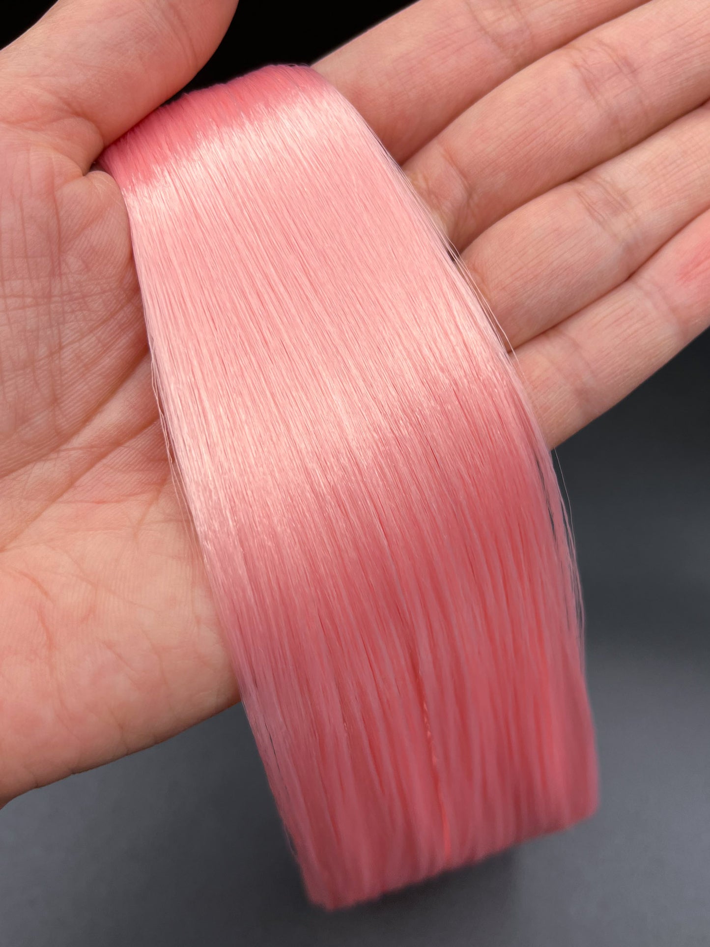Cupcake Pink Saran Doll Hair