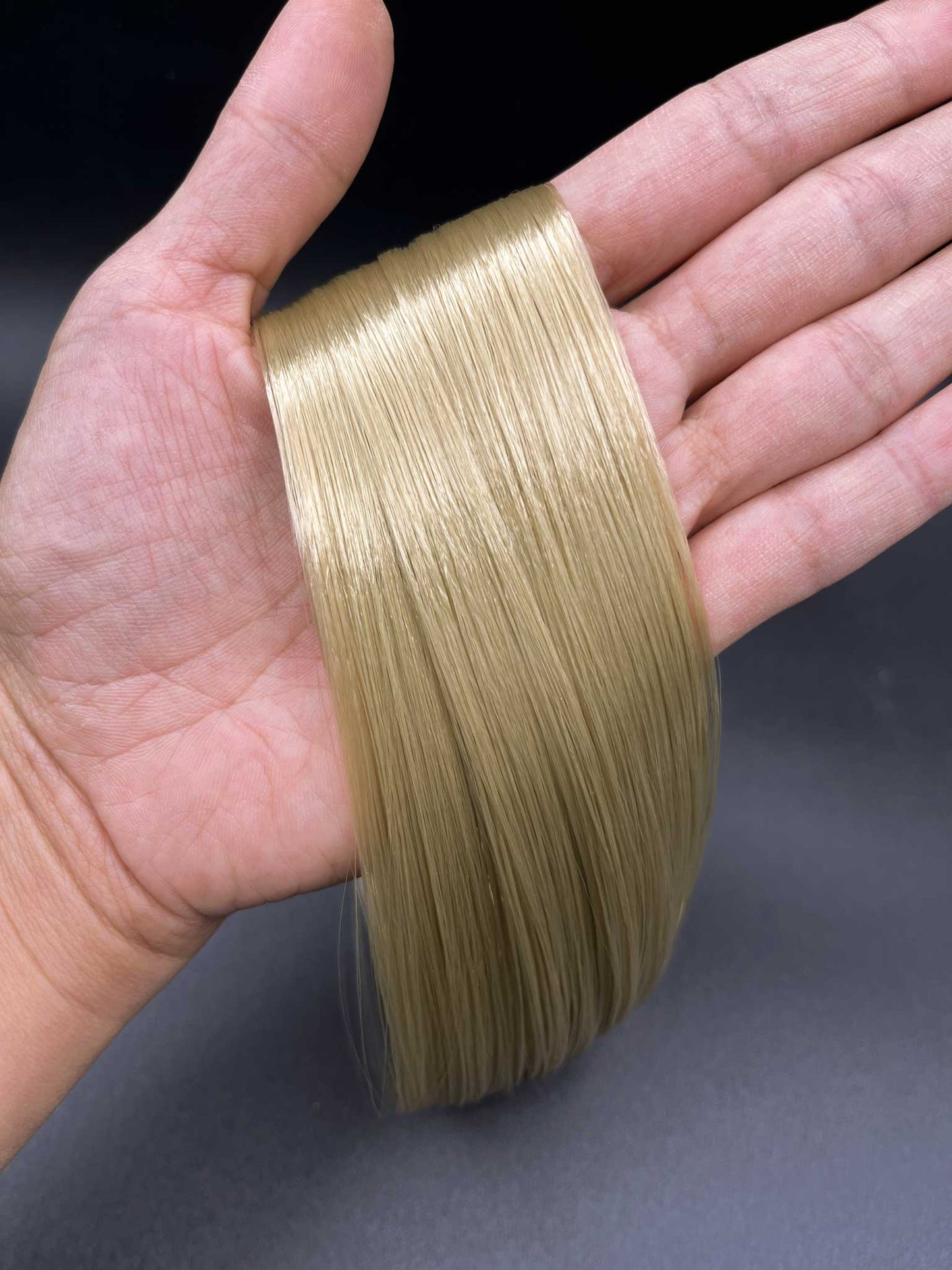 Dark Summer Sand Saran Doll Hair