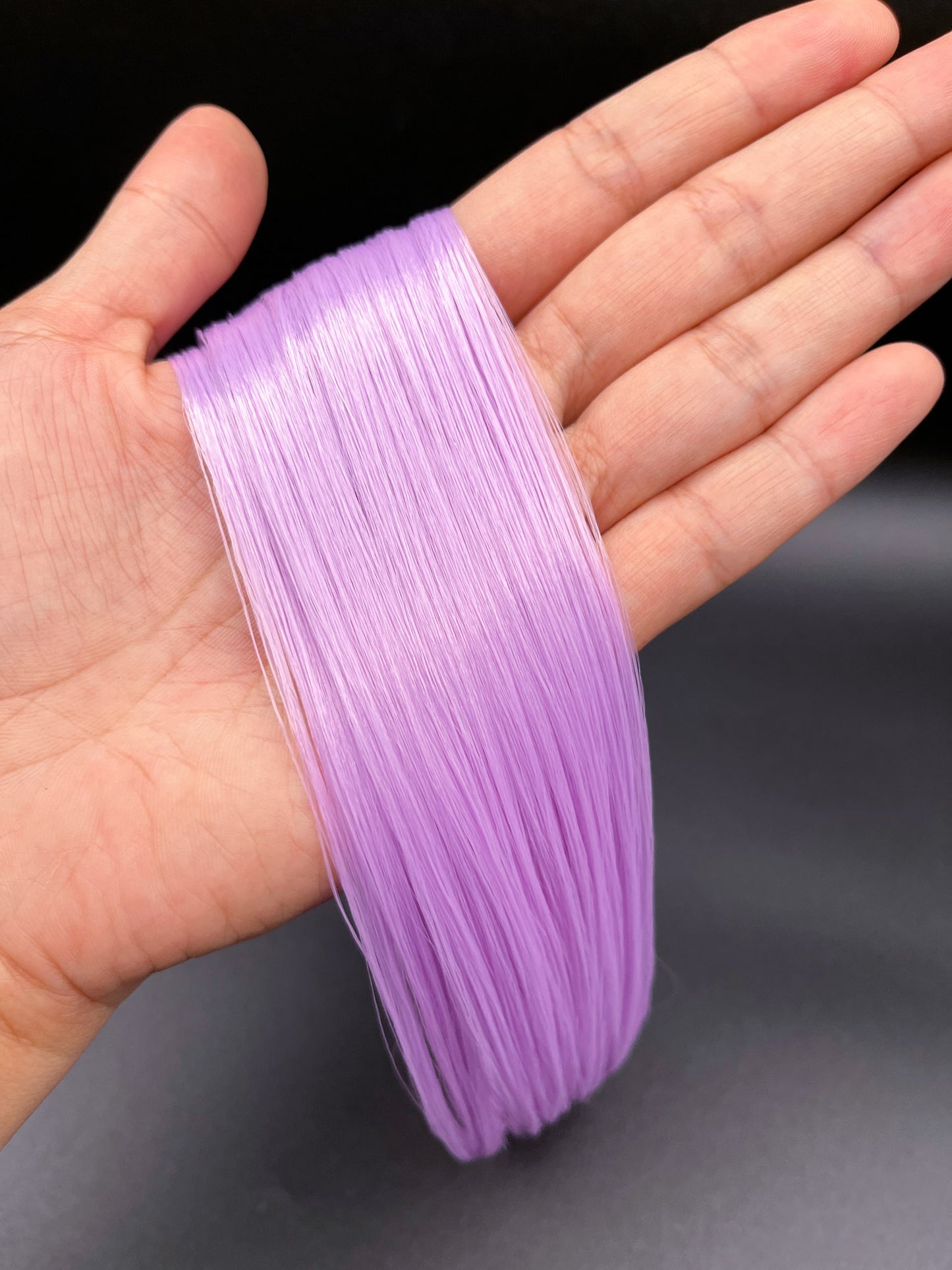 Foxglove Lavender Saran Doll Hair