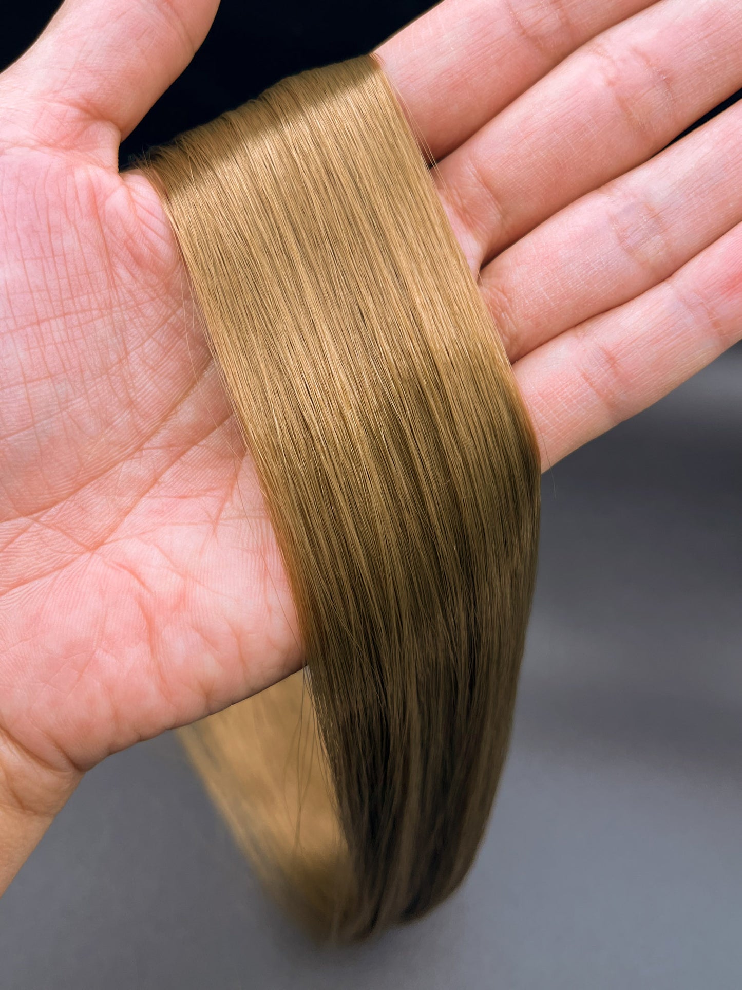 Golden Brown Saran Doll Hair