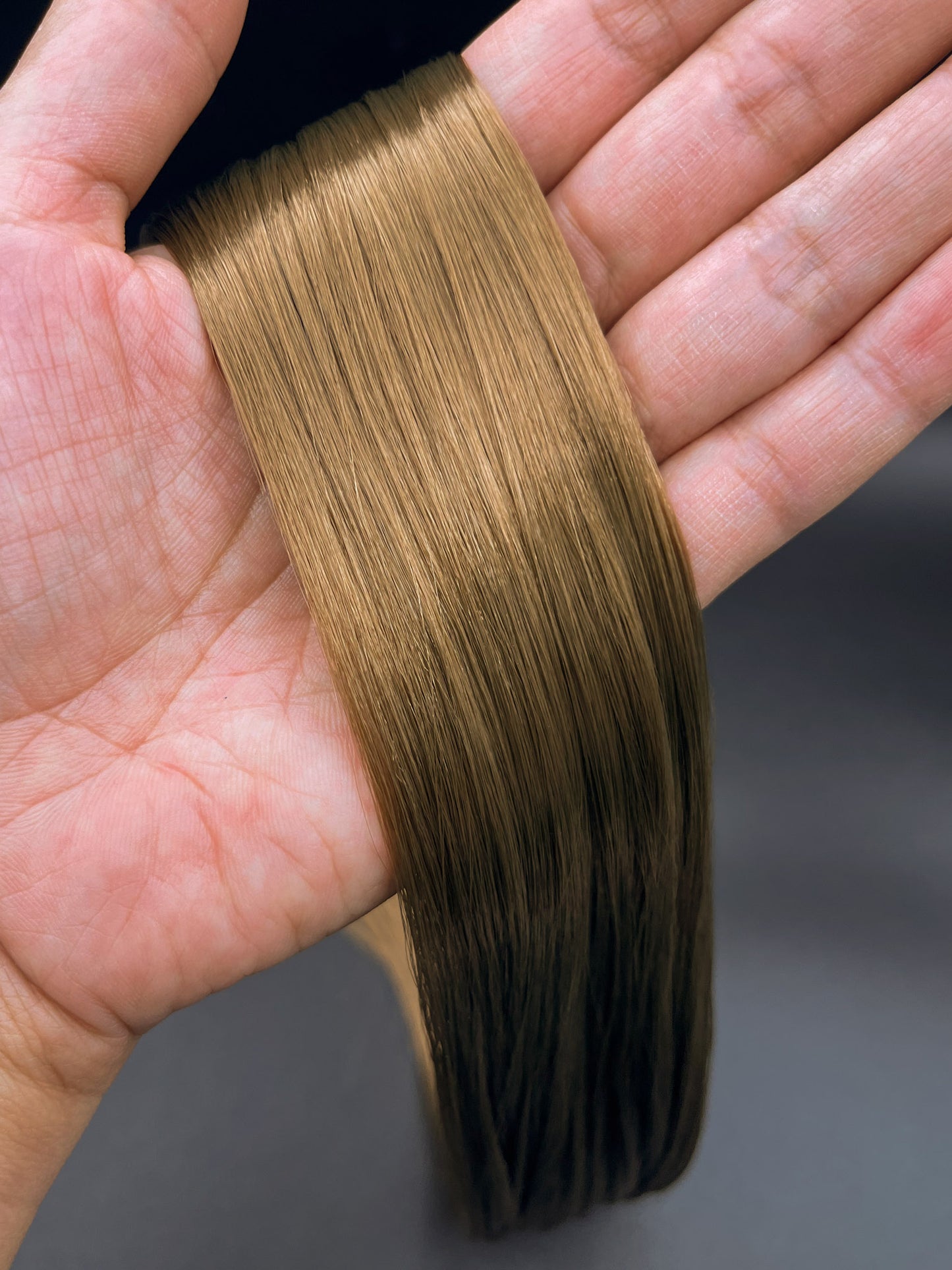 Milk Chocolate Brown Saran Doll Hair