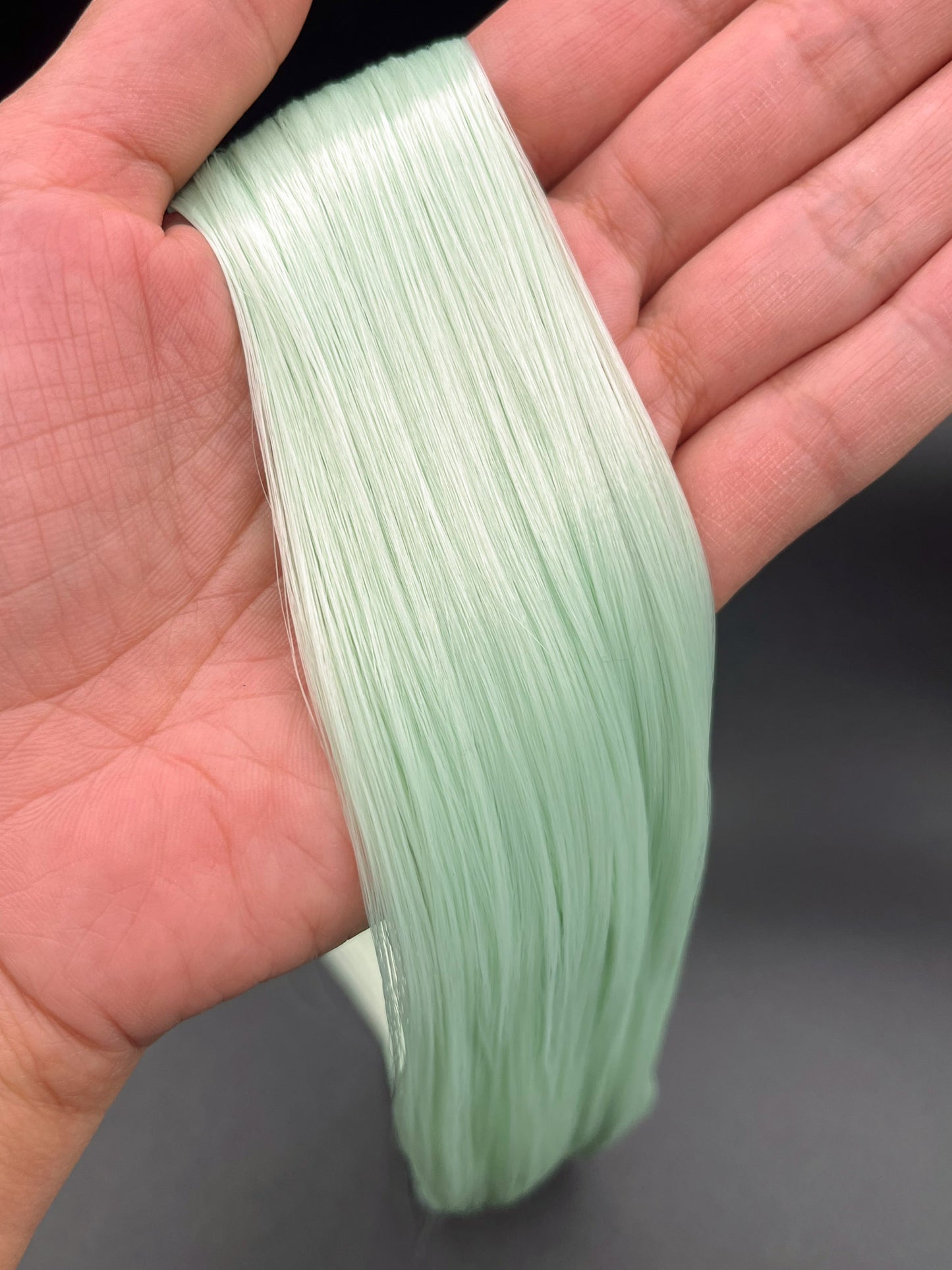 Mint Ice Saran Doll Hair