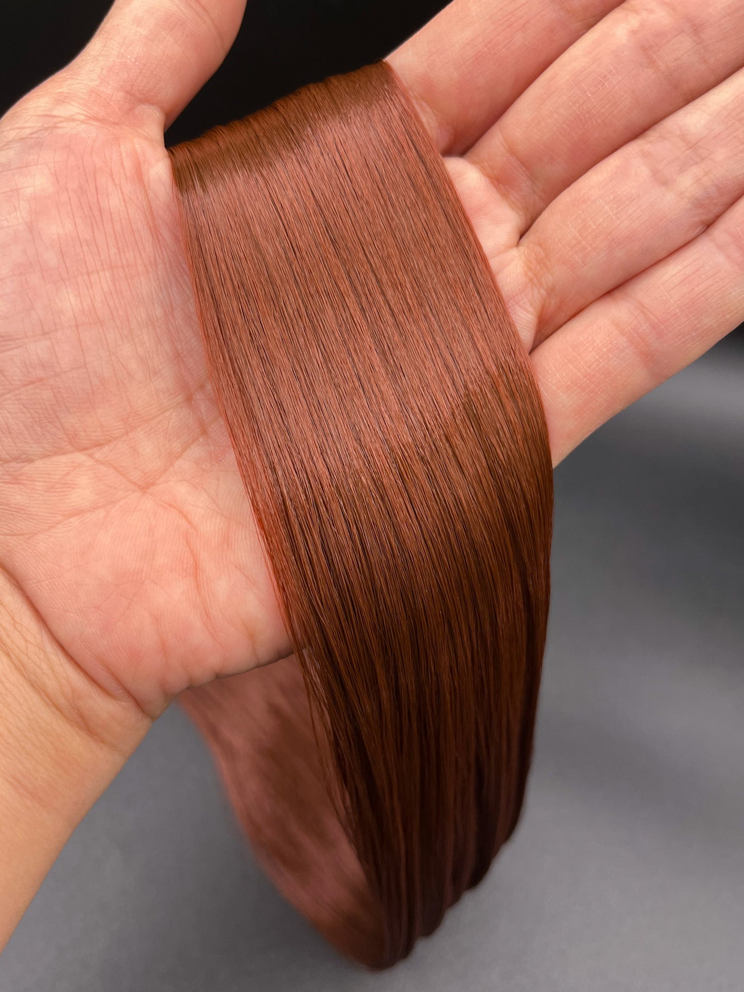 Rosewood Auburn Saran Doll Hair