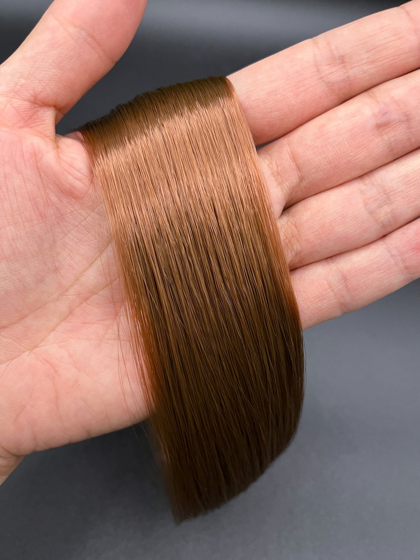 Russet Brown Saran Doll Hair