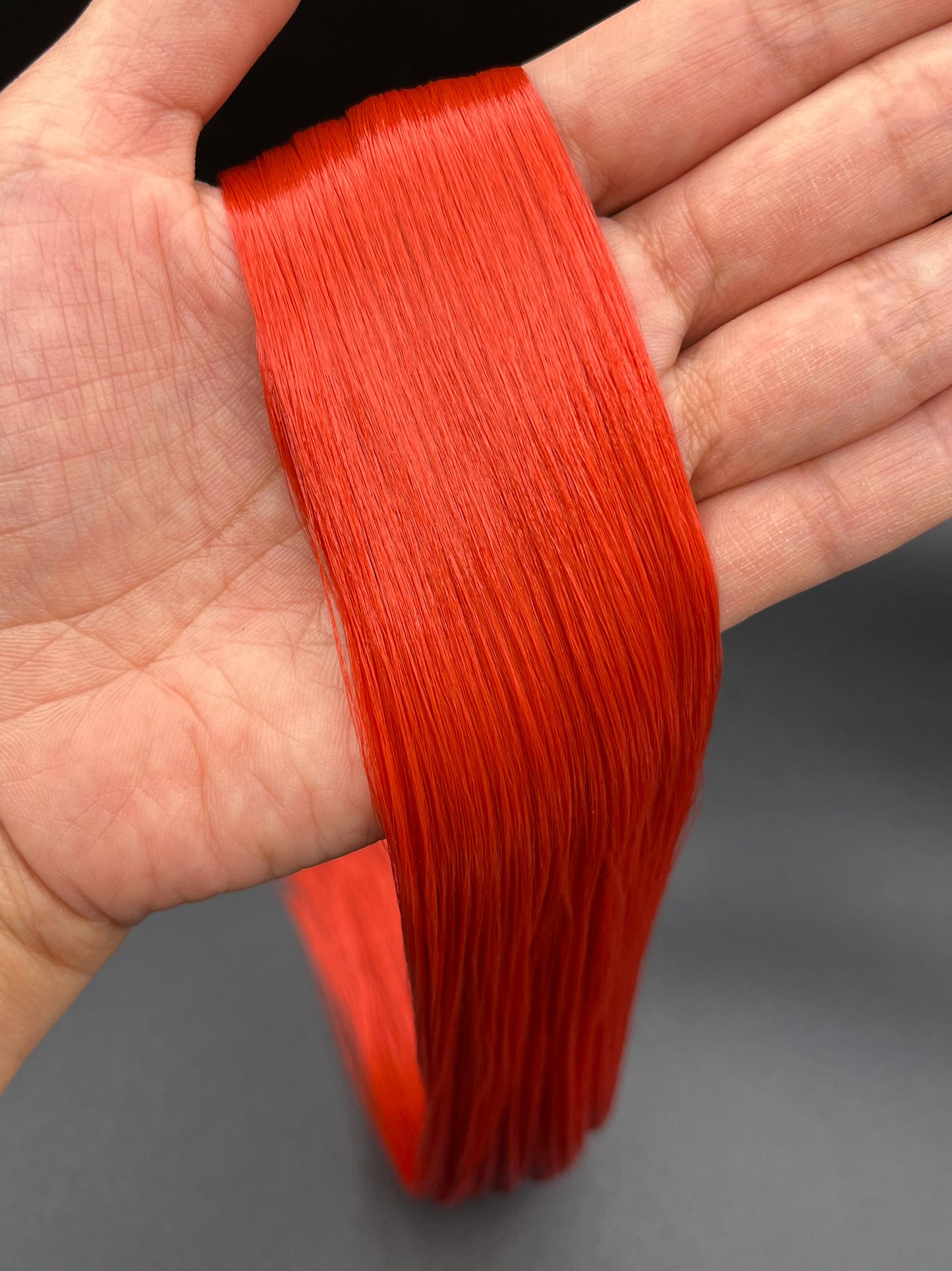 Scarlet Auburn Saran Doll Hair