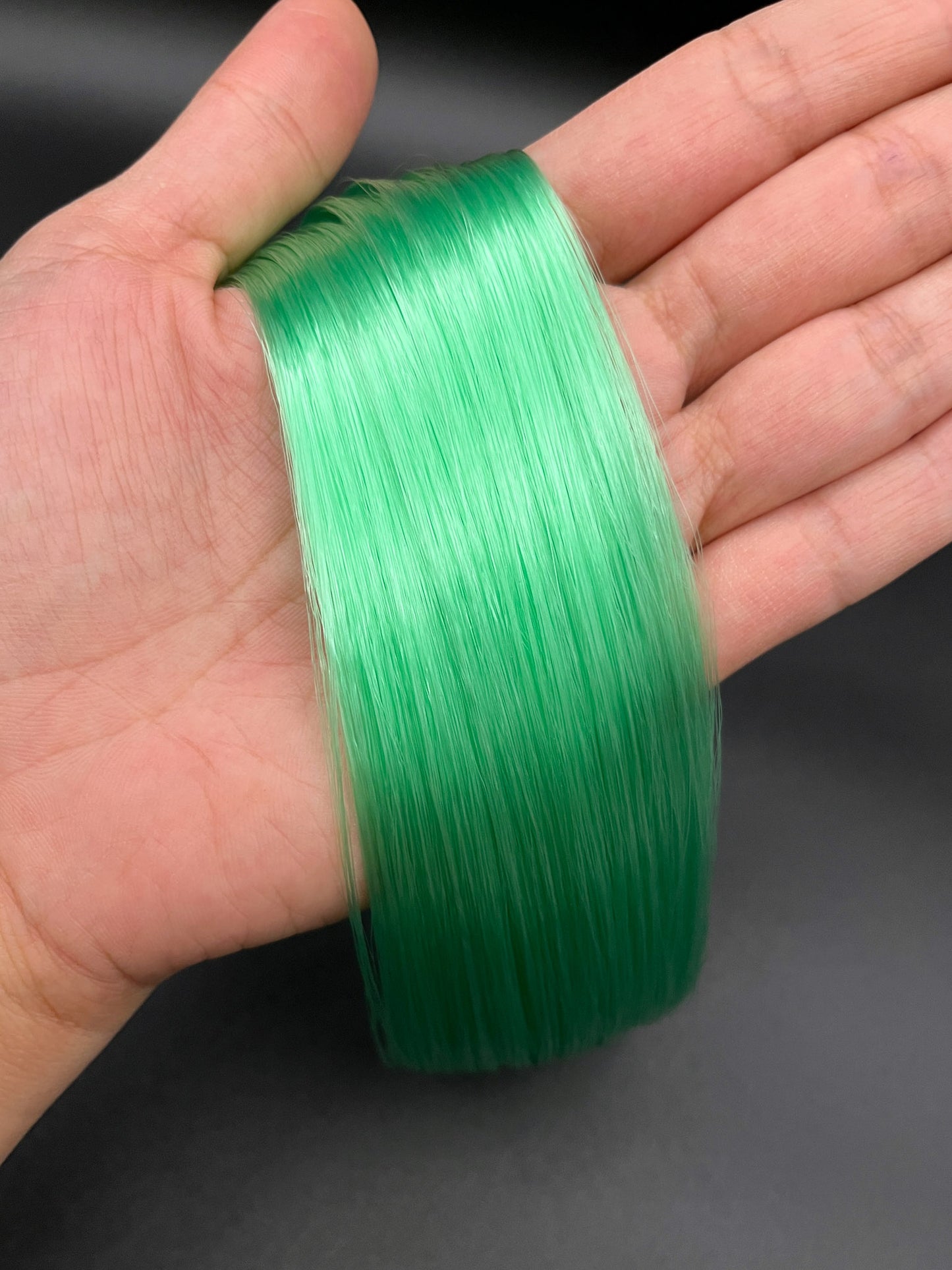 Seafoam Green Saran Doll Hair