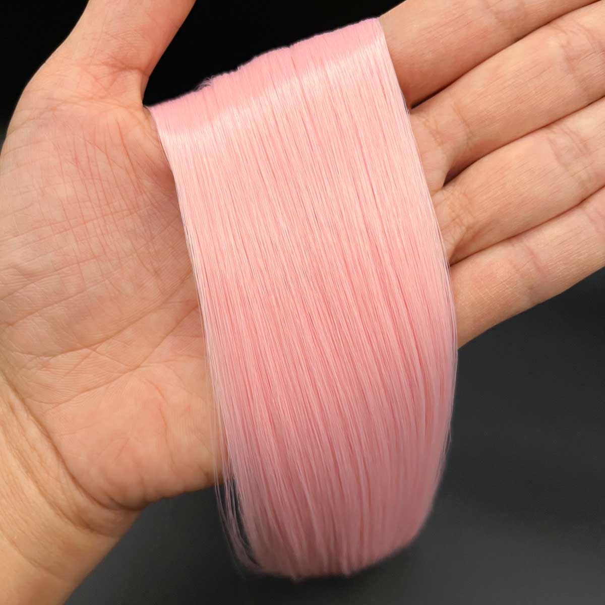 Sugarless Gum Pink Saran Doll Hair
