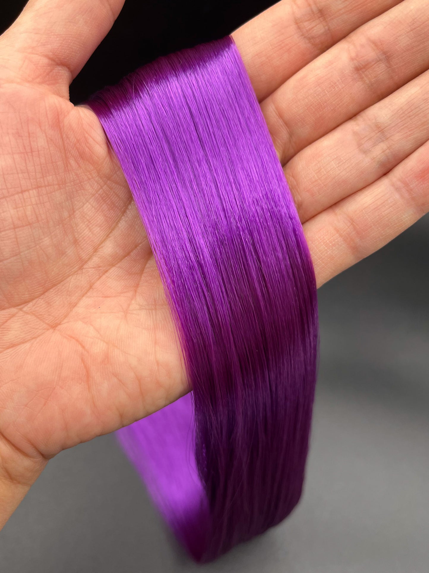 Vineyard Violet Saran Doll Hair