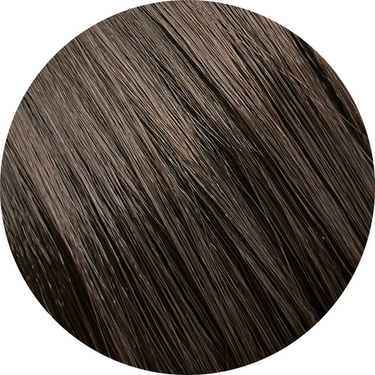Bitter Chocolate Brown Saran Doll Hair