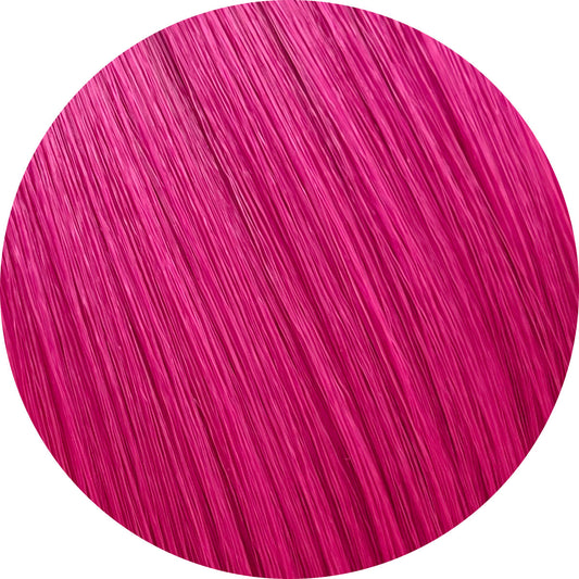 Shocking Fuchsia Saran Doll Hair