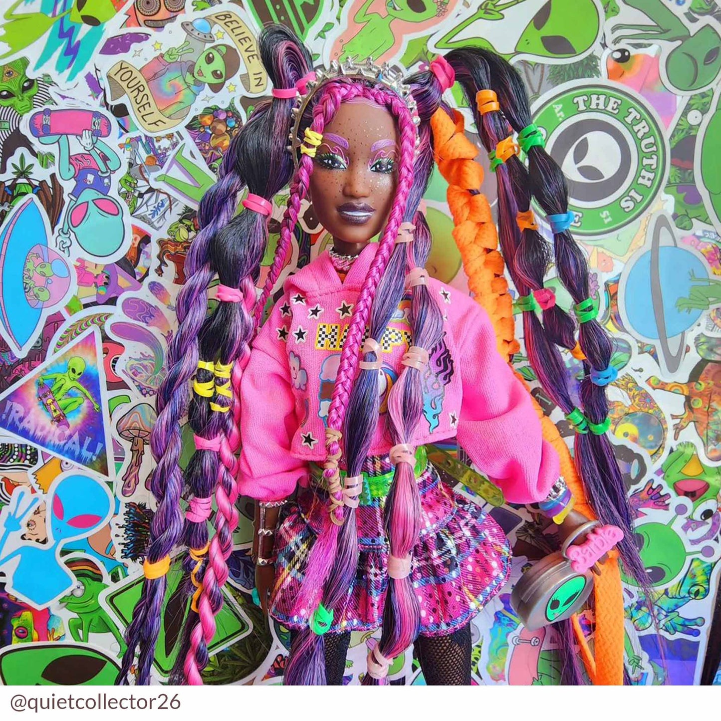 Custom Blend Saran Doll Hair