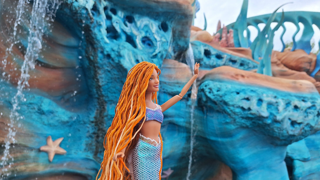 Rerooting Ariel with Dollyhair Doll Locs: The Doll Boy’s Custom Doll Magic
