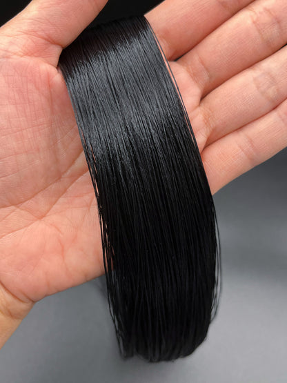 Black Cat Acetate Doll Hair