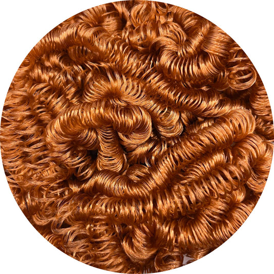 Spiced Cider Curly Nylon Doll Hair