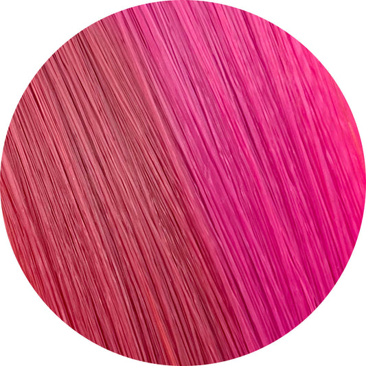 Mystic Plum to Pink Saran Doll Hair