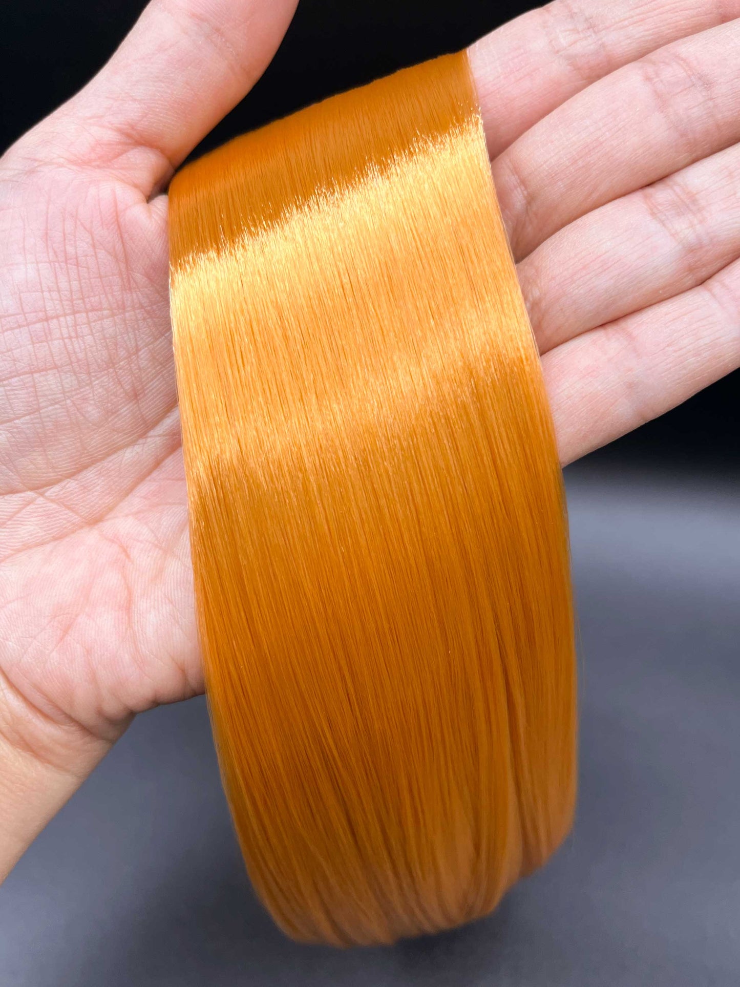 Golden Auburn Nylon Doll Hair